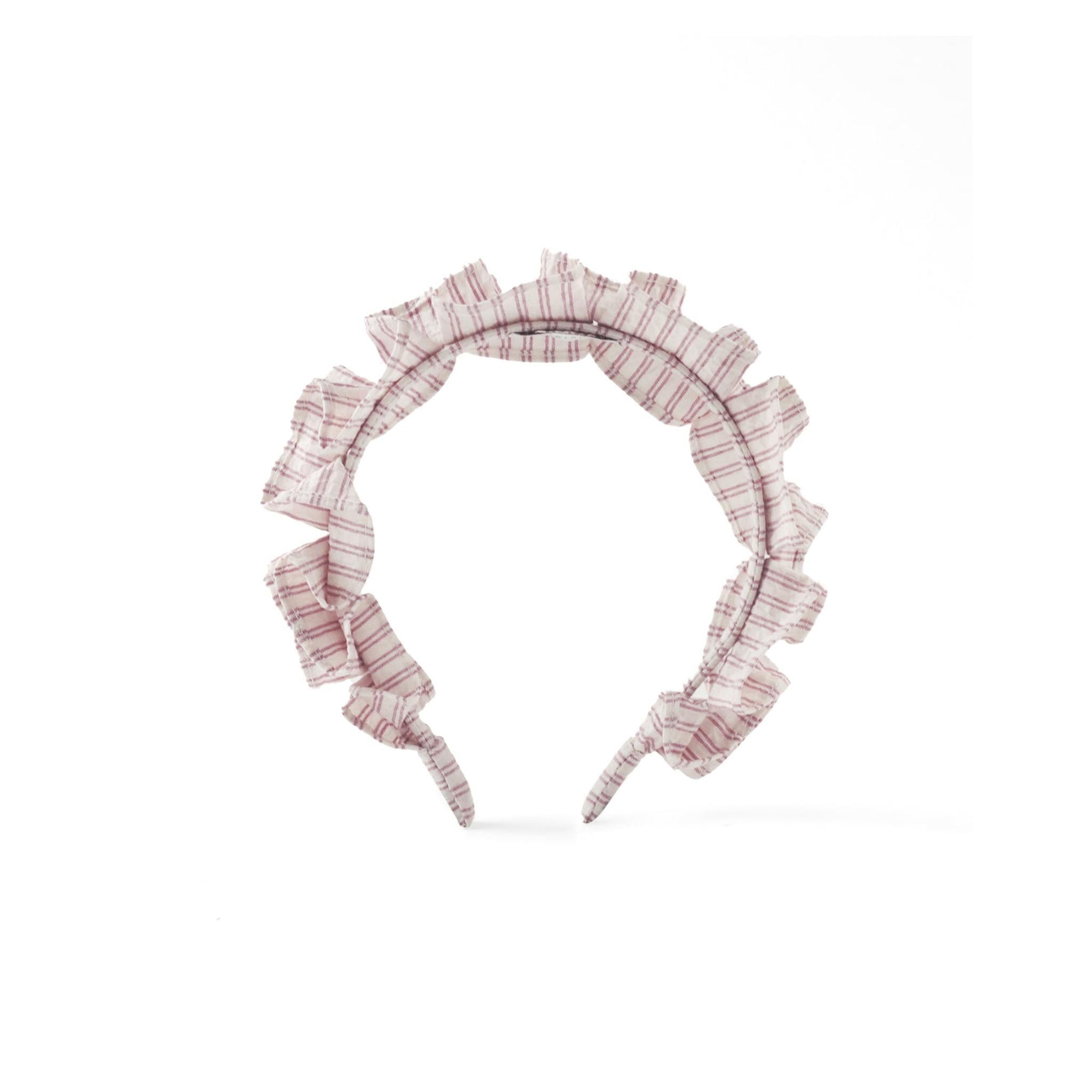 PIPER BOX PLEATED STRIPES HEADBAND
