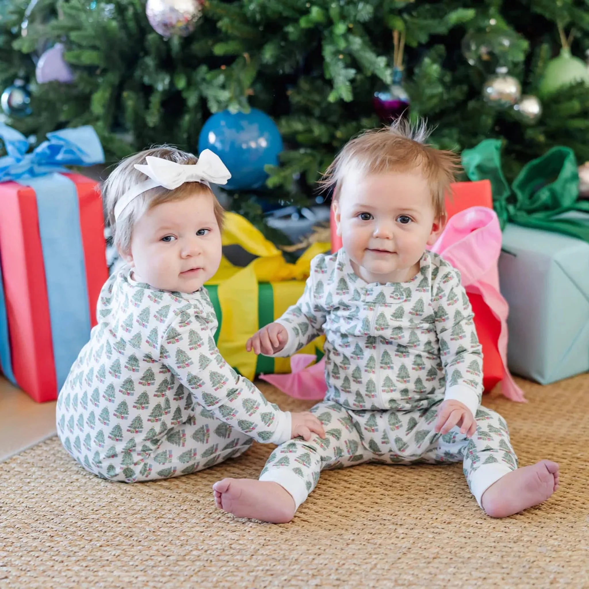 Parker Zipper Pajama - Under the Christmas Tree
