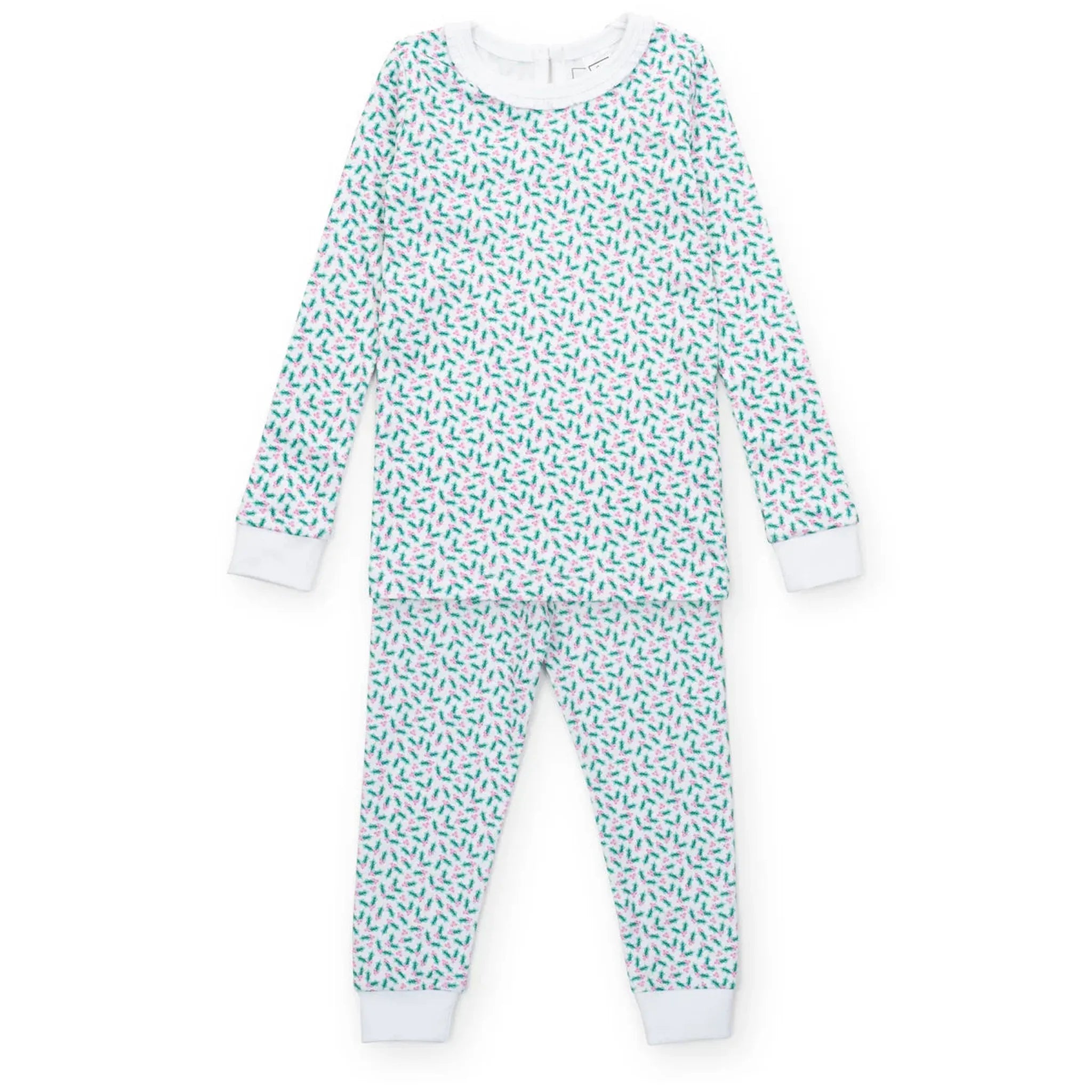 Ava Girls' Pajama Pant Set - Holly Holidays