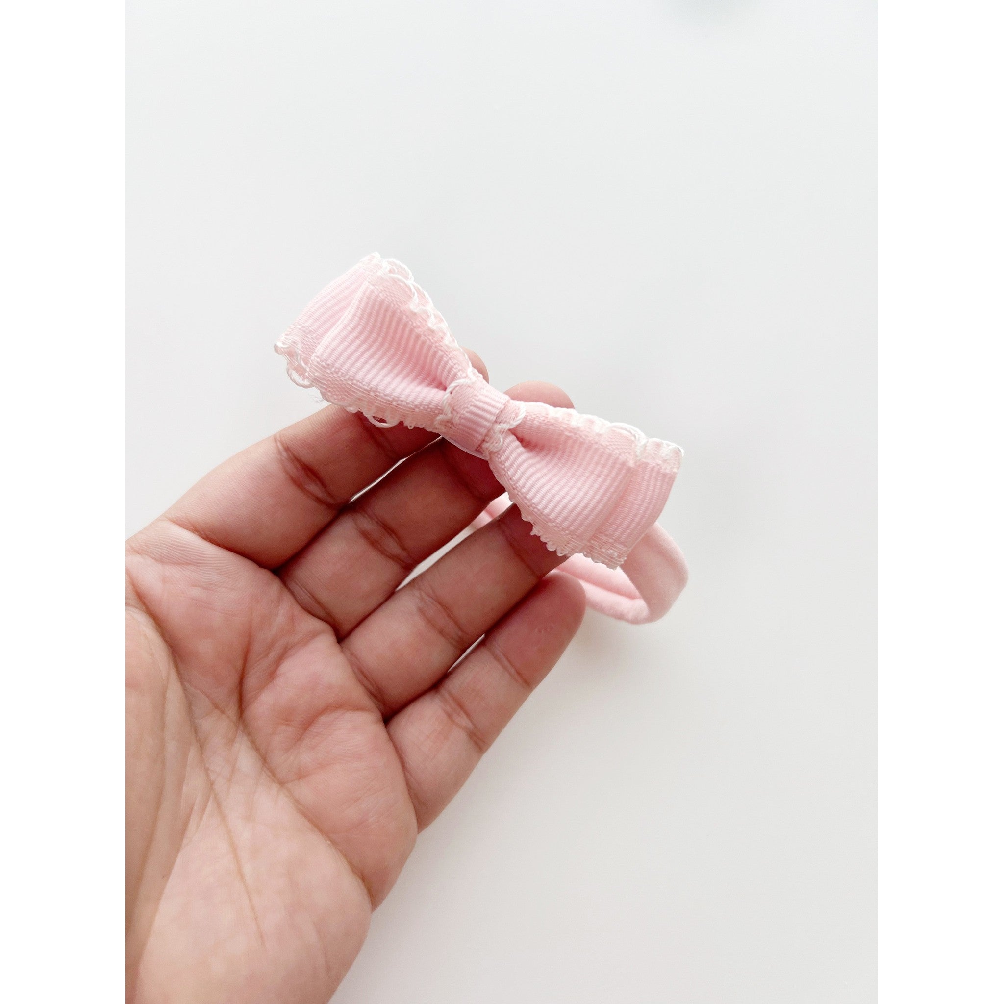 Picot Trim Nylon Headband