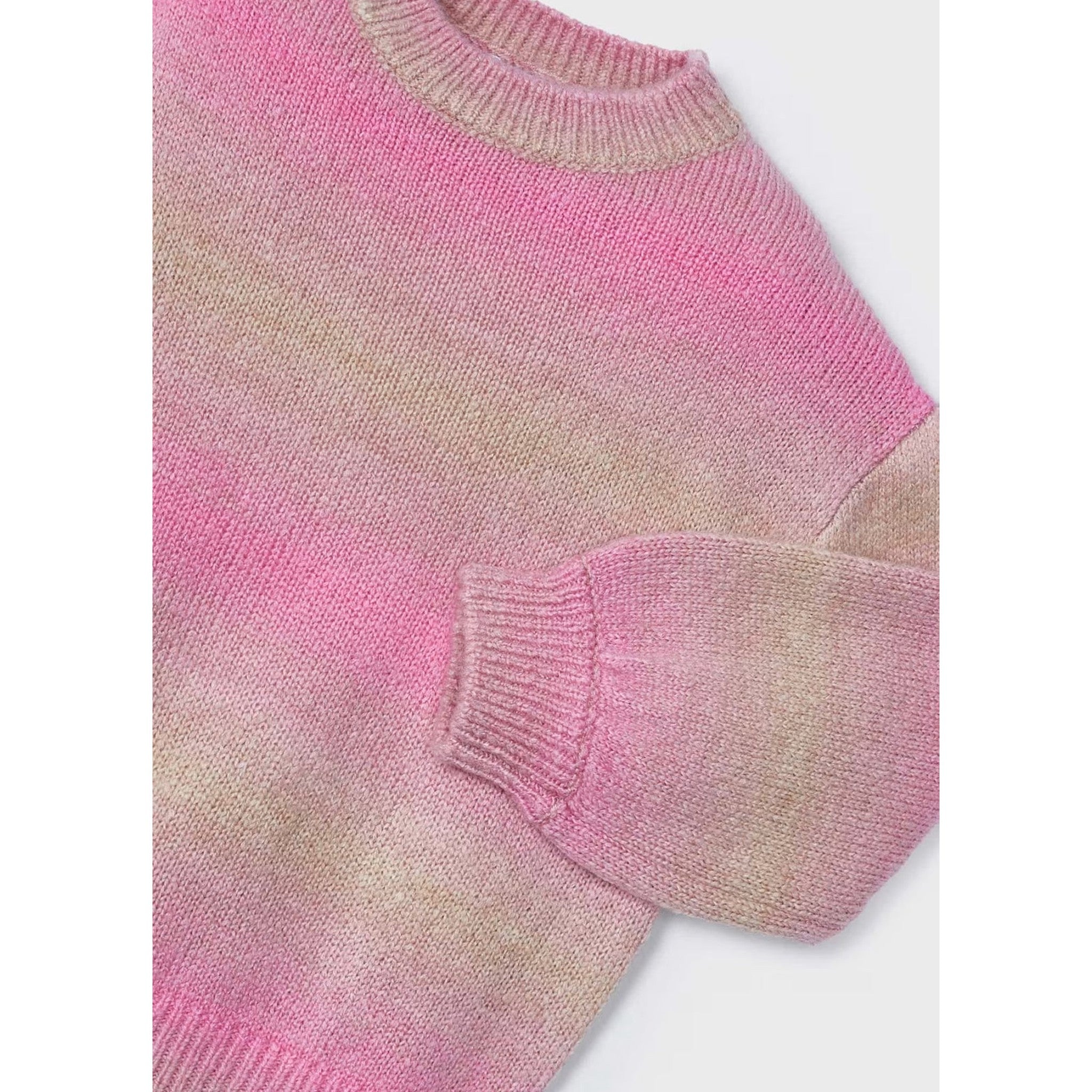 Gradient striped sweater