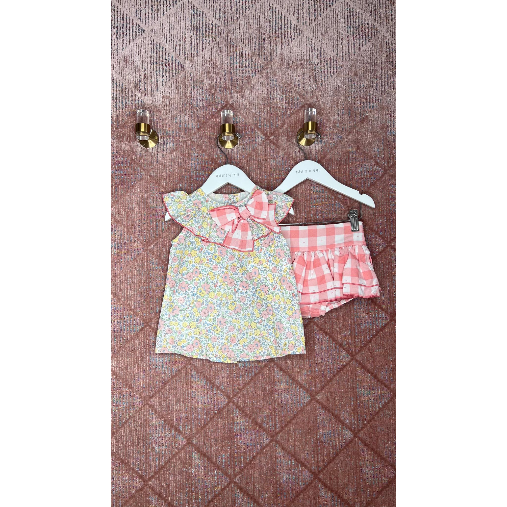 Flor Rosa Ruffle SKirt Set