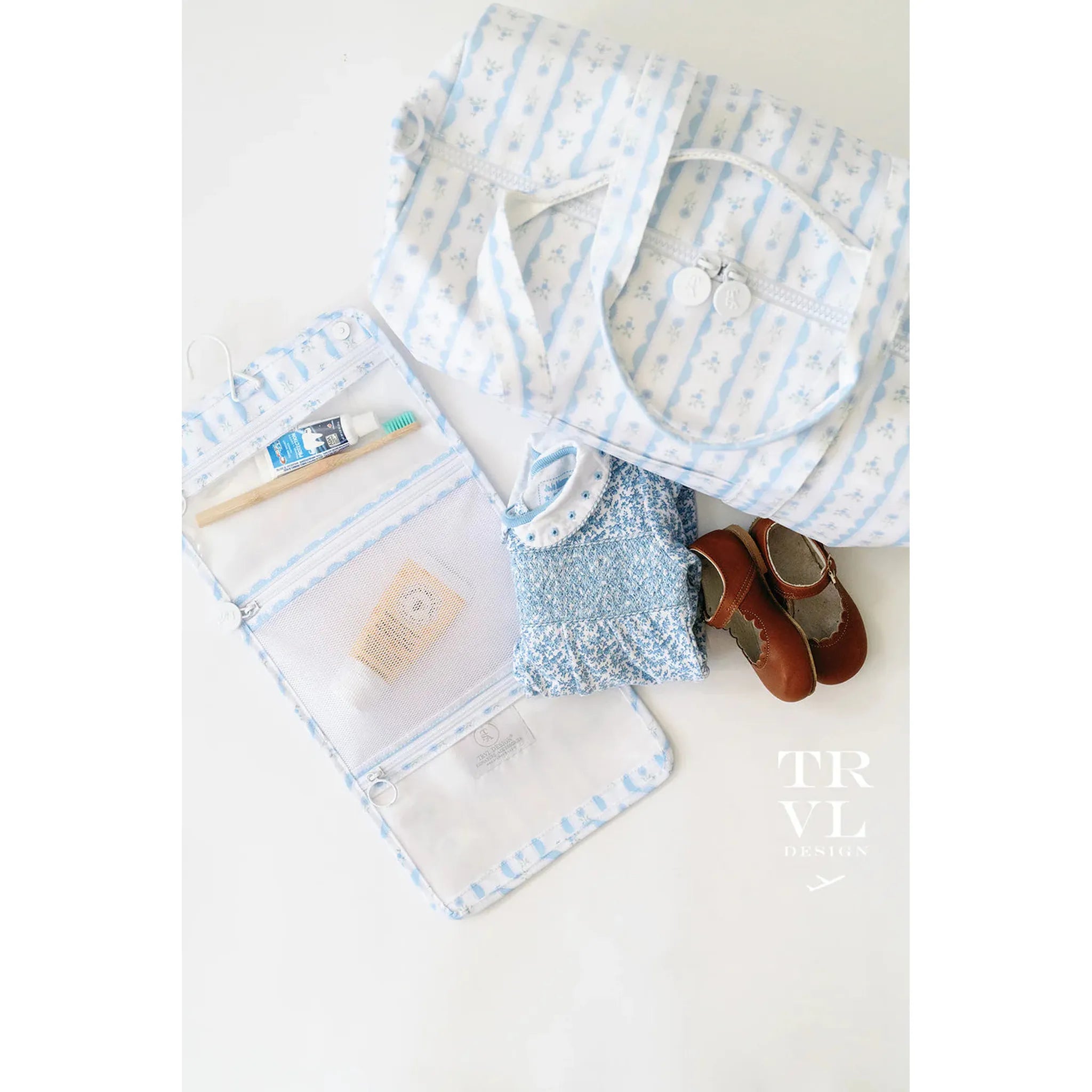 Weekender - Ribbon Floral Blue