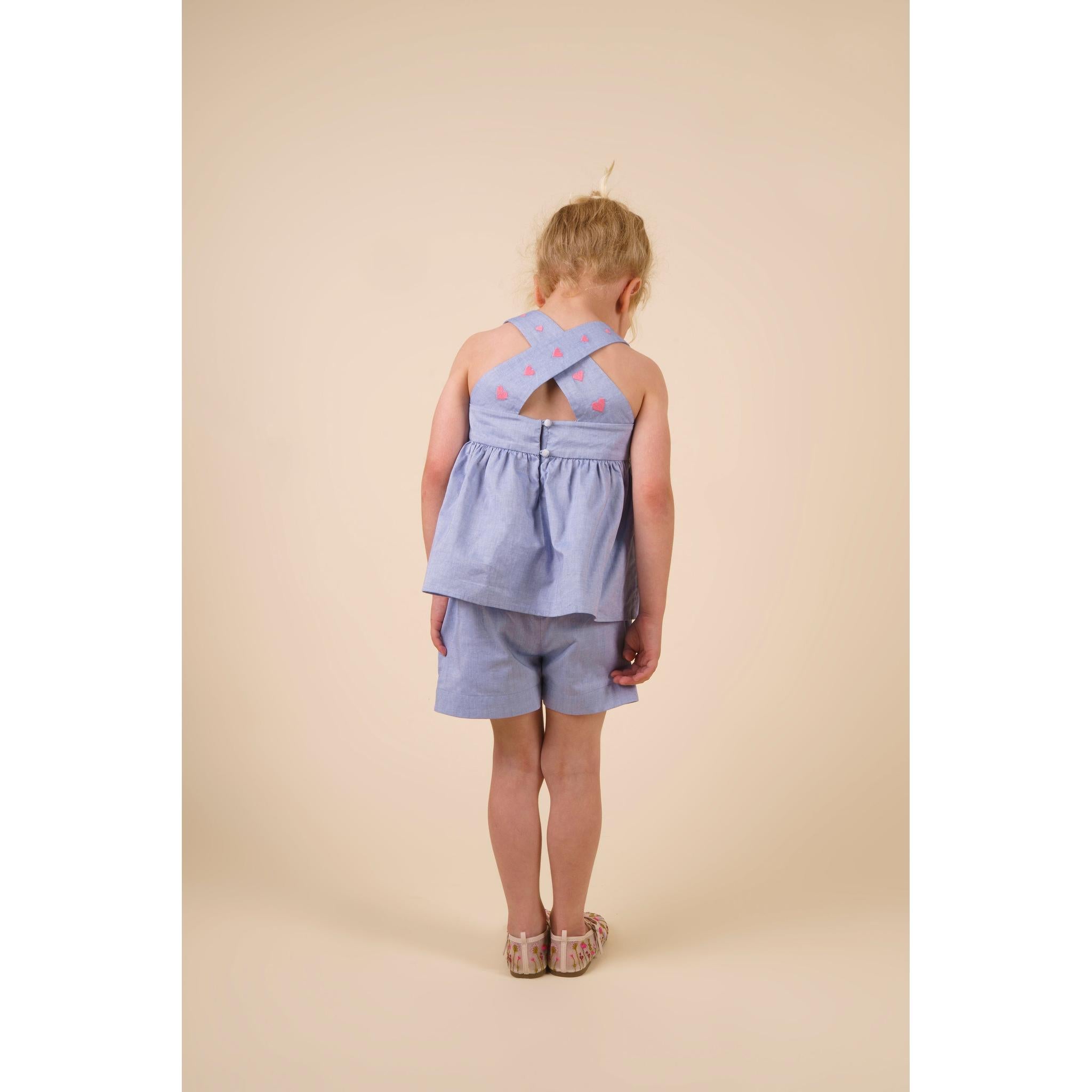 Romy Short Set - SUMMER SKY