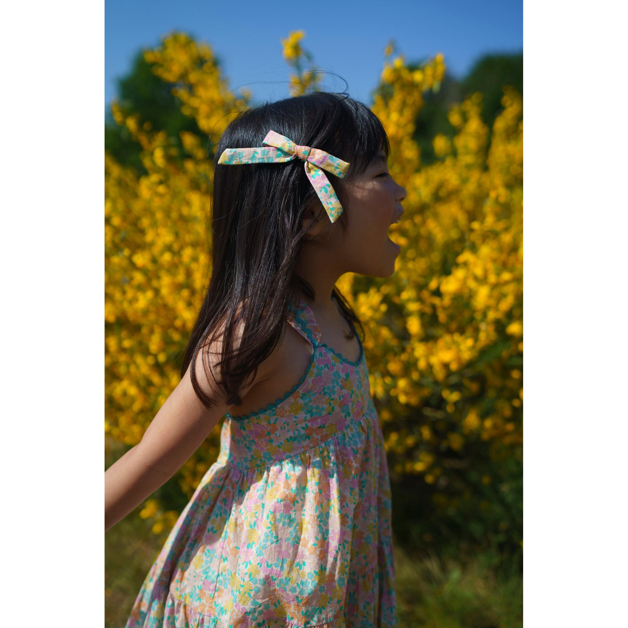 Laura Dress - EMMA FLORAL MINT PRINT