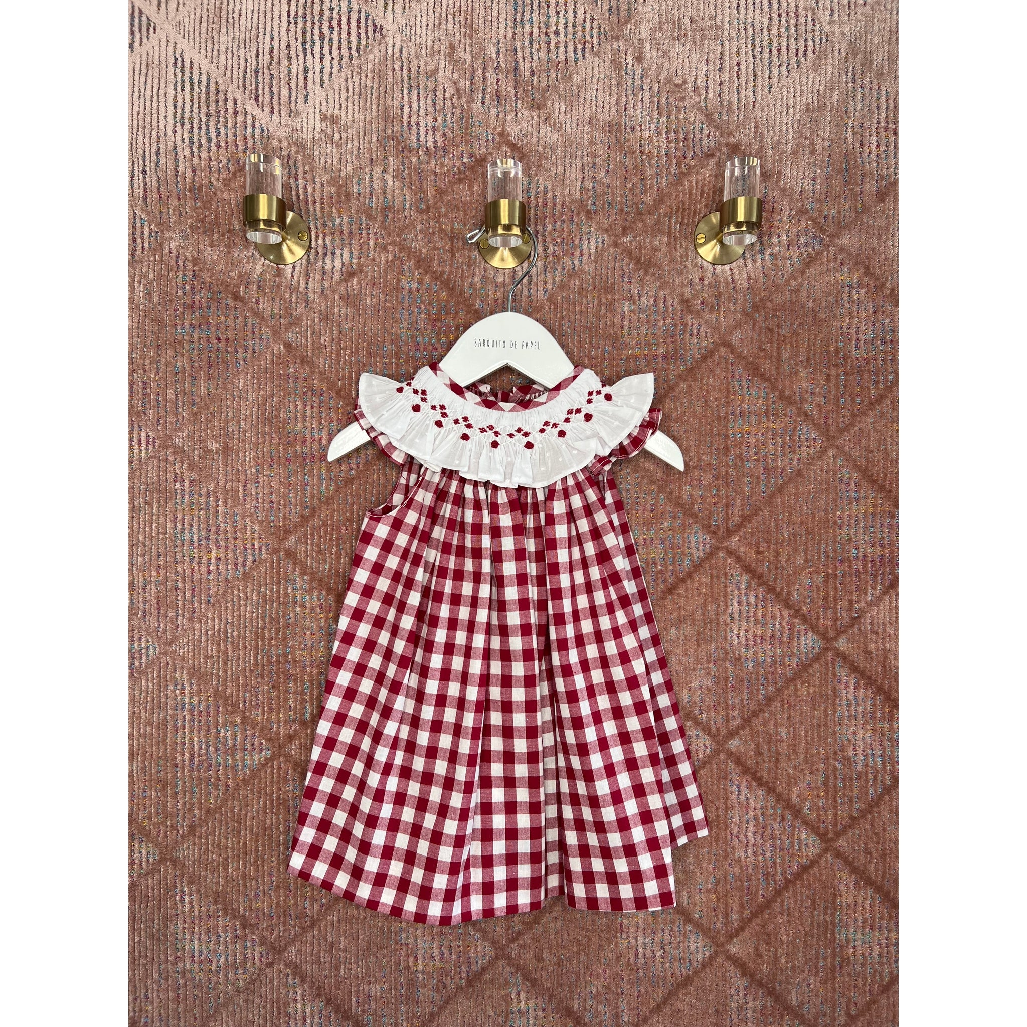 Hand Smocked Jesusito Granate
