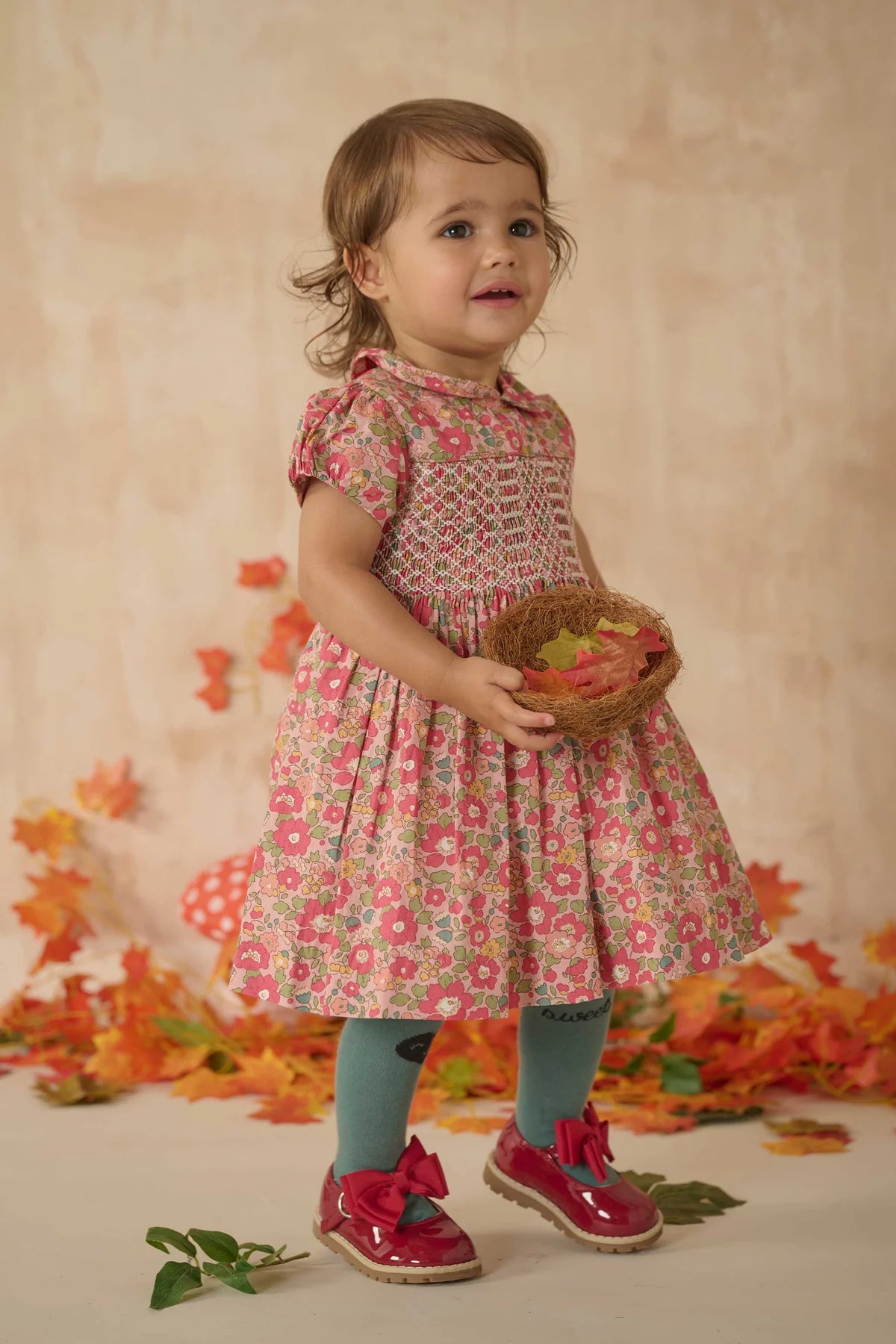 Hand-Smocked Baby Dress - Emelina