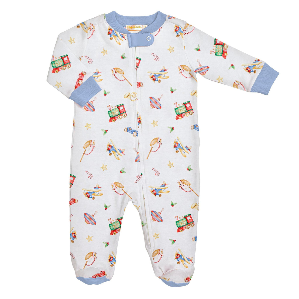 Holiday Heirloom Pima Footie