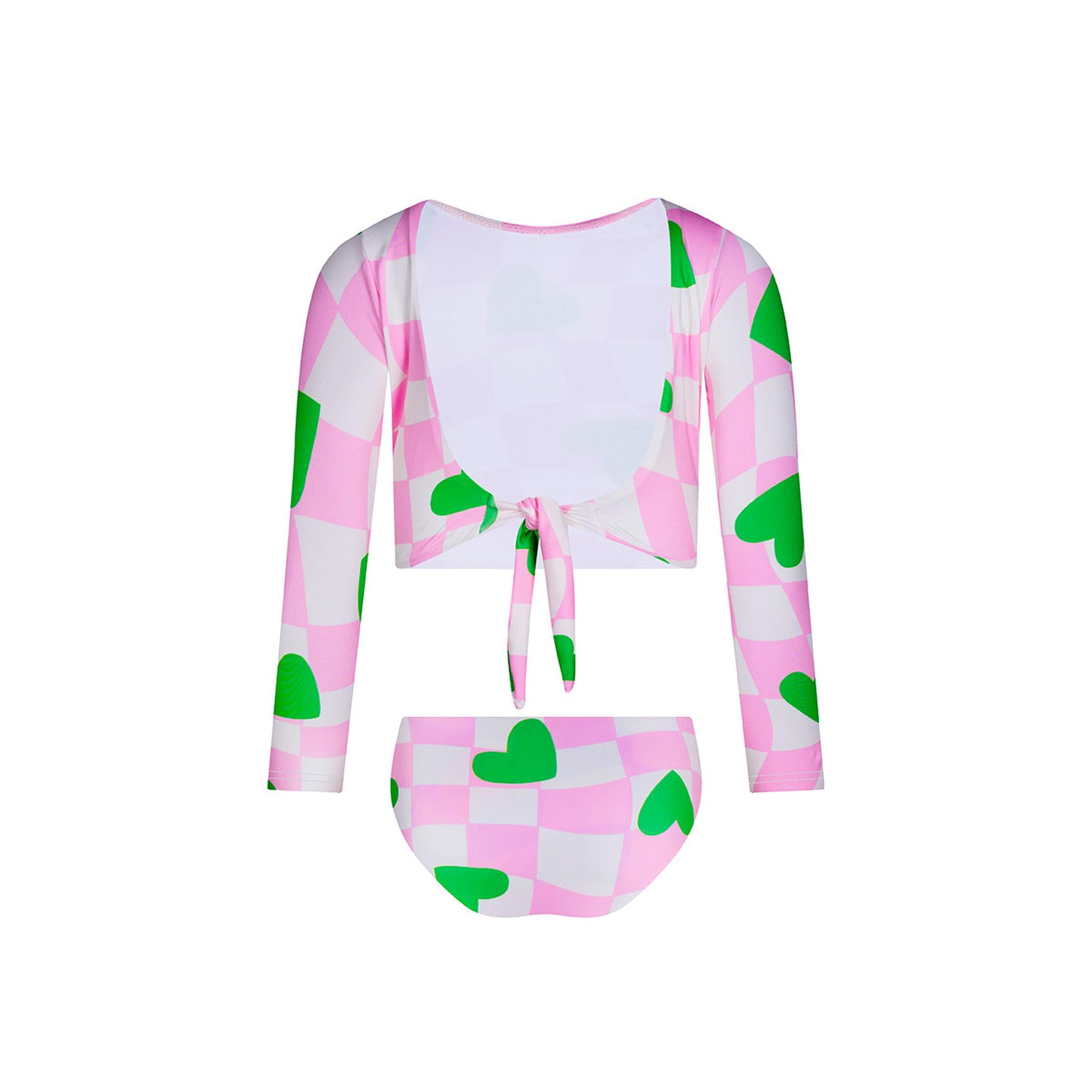 KIDS Swimwear Longsleeve Bikini Funky Pink
