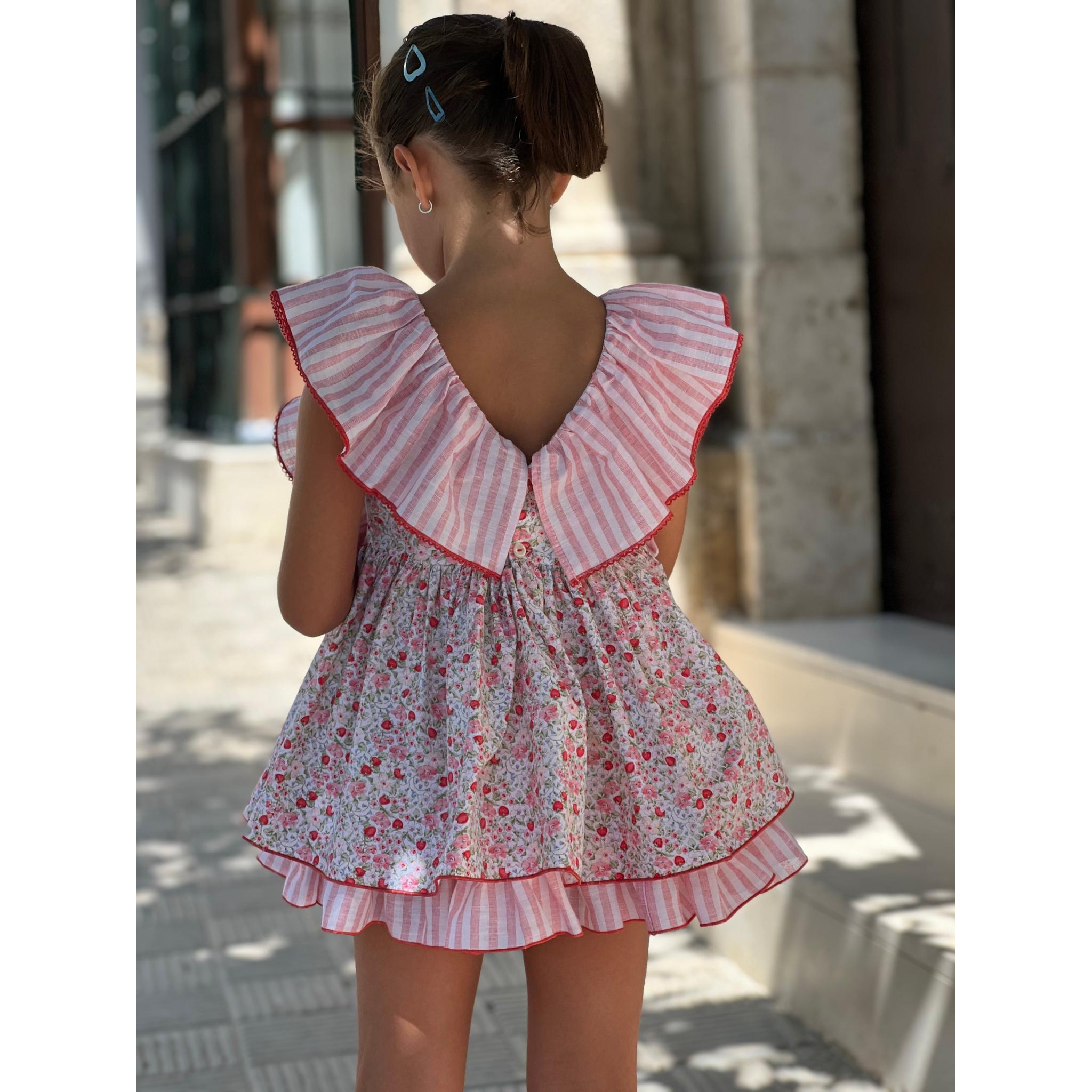Strawberry Ruffle Dress