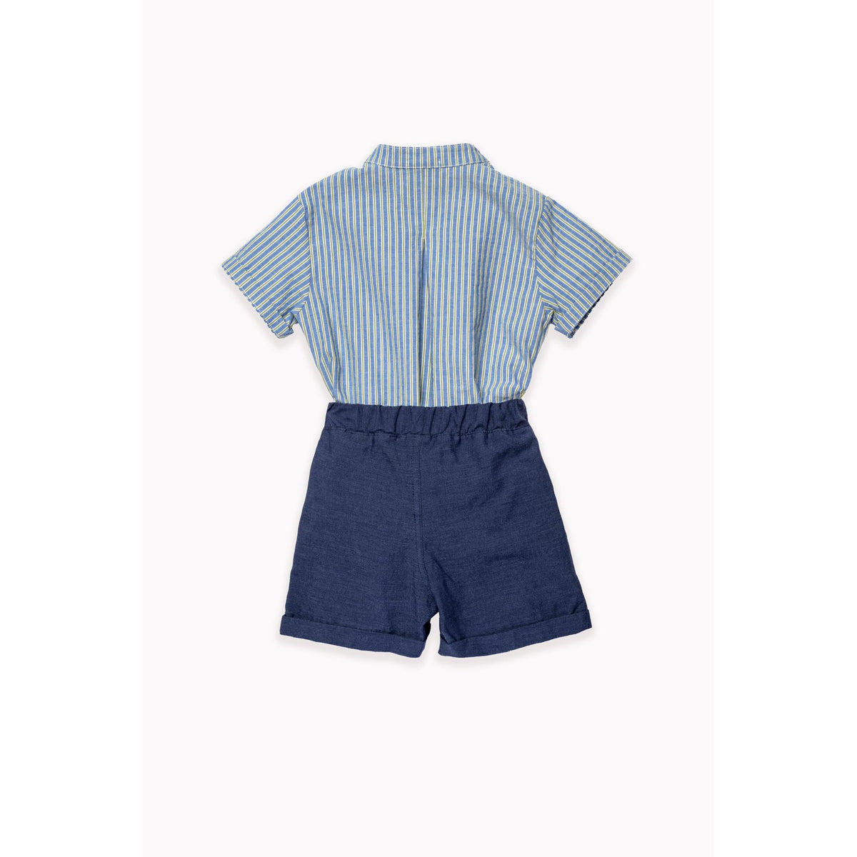 Flor Azul Boy Short Set