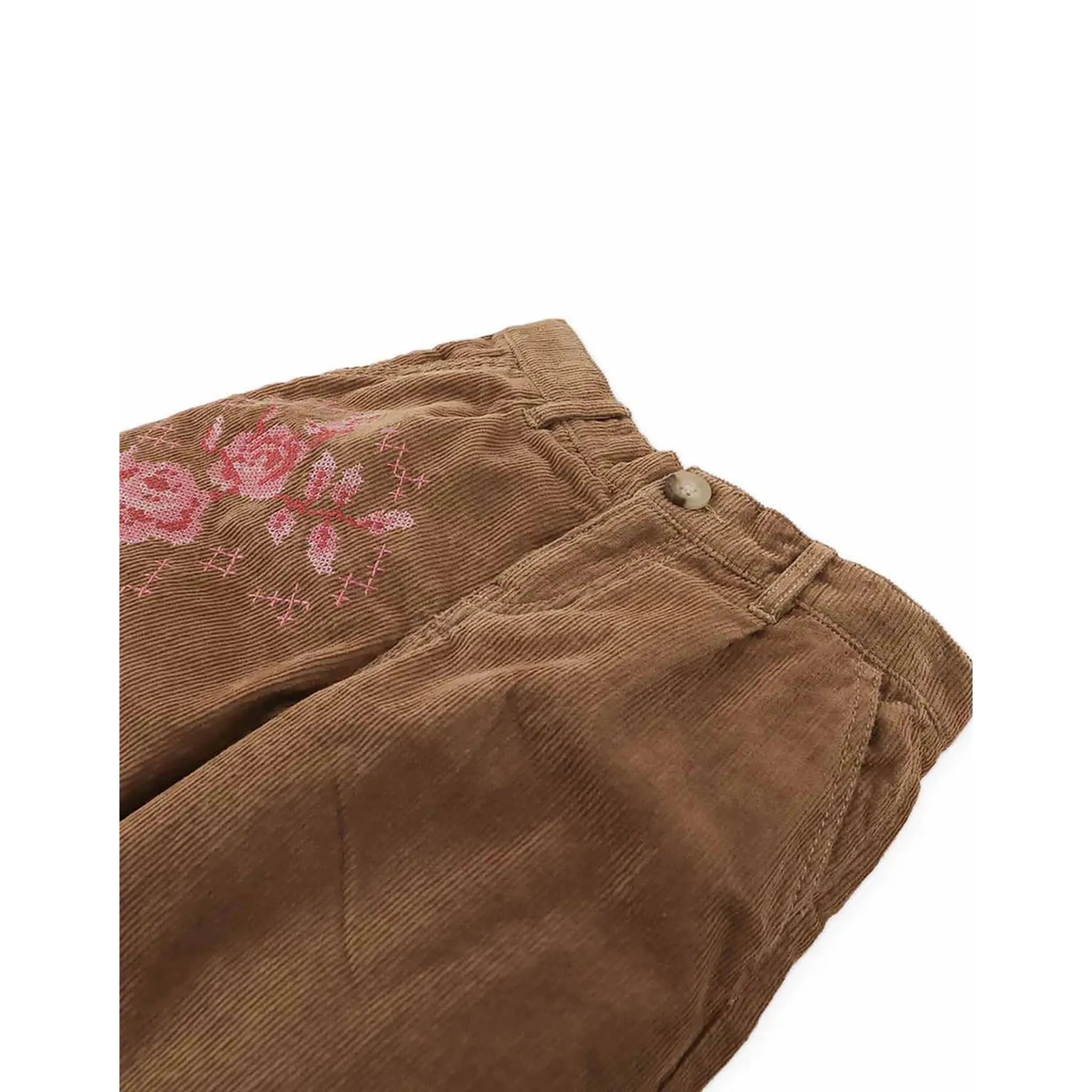 LOREINE WIDE LEG CORDUROY PANTS Set