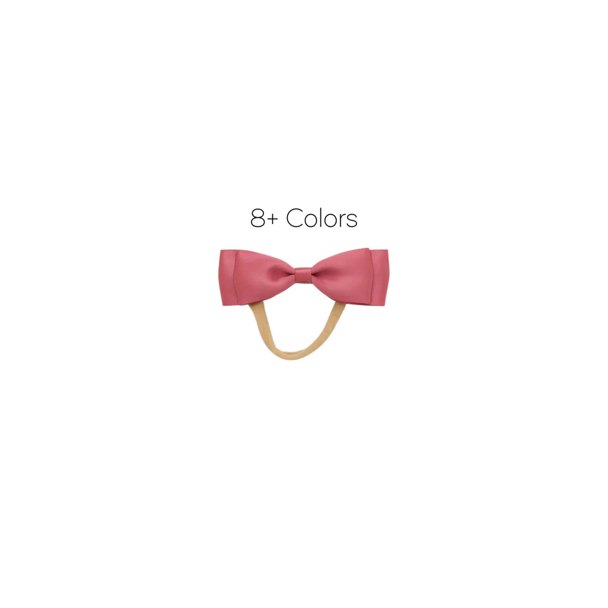 Heather Satin Bow Newborn