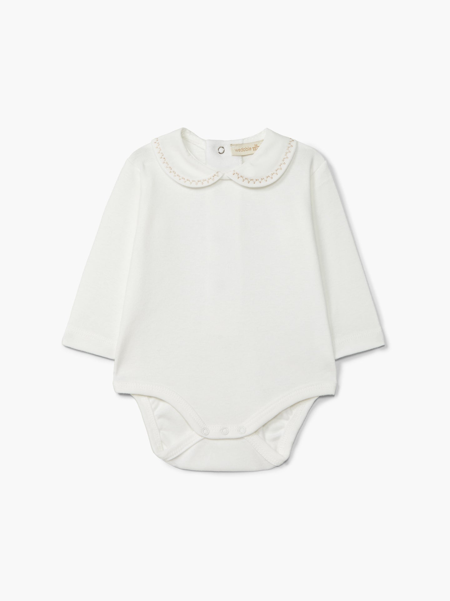 ZIGZAG Long-sleeved round neck bodysuit