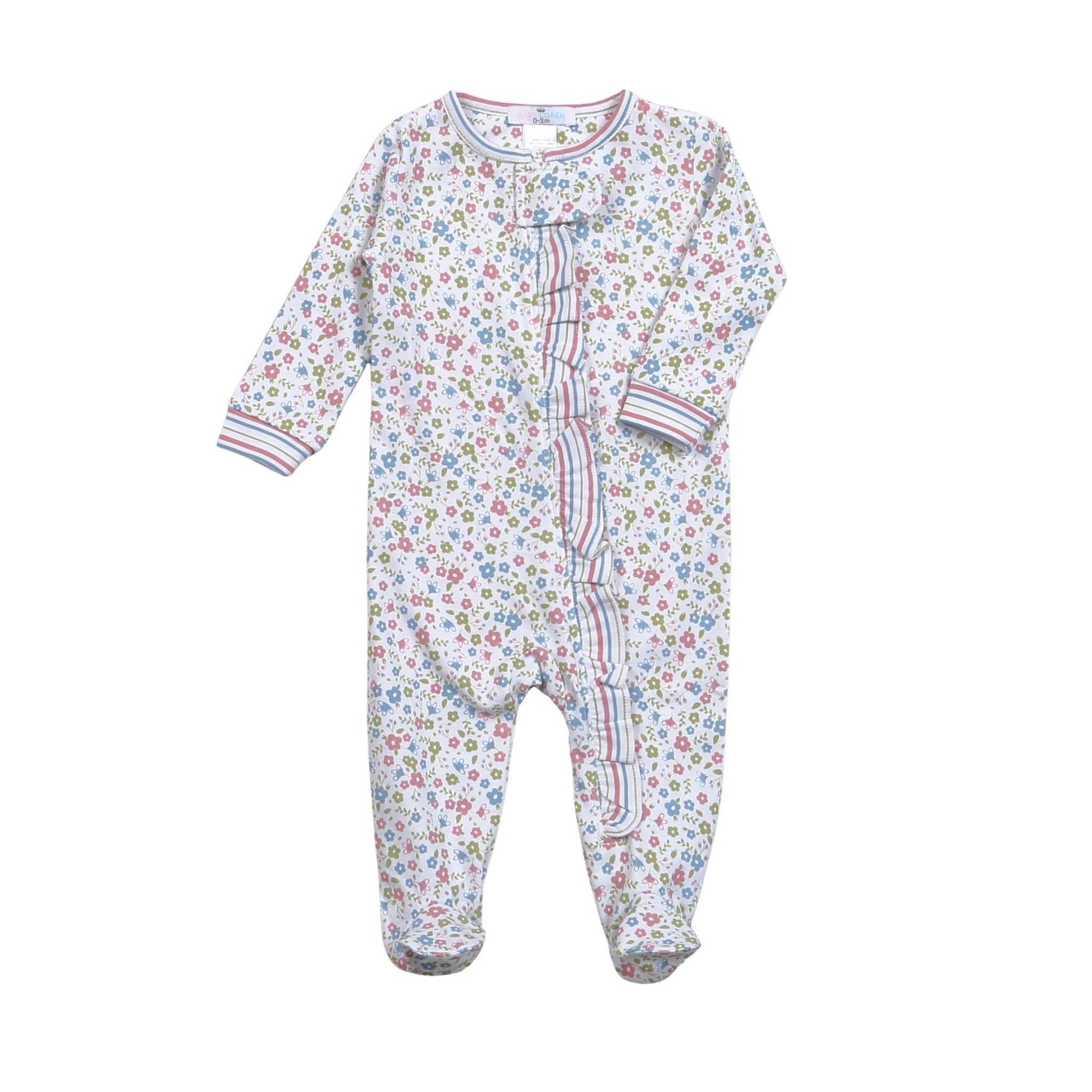 Darlene Pima Zipper Footie