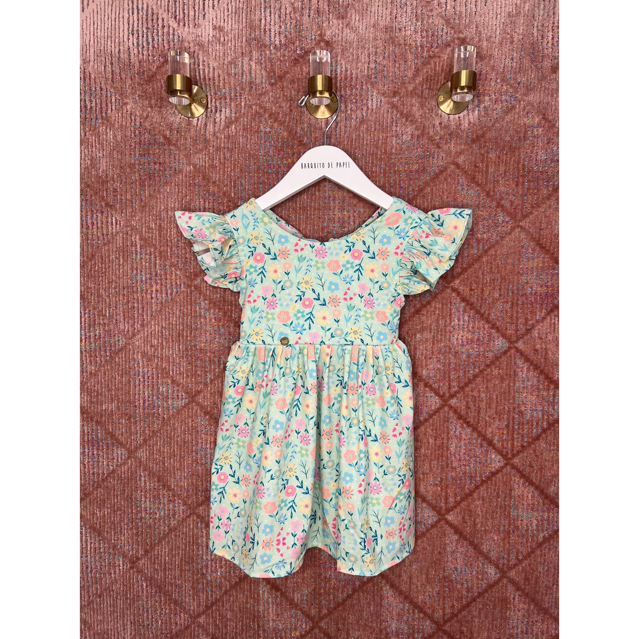 Pilar Dress - Turquoise