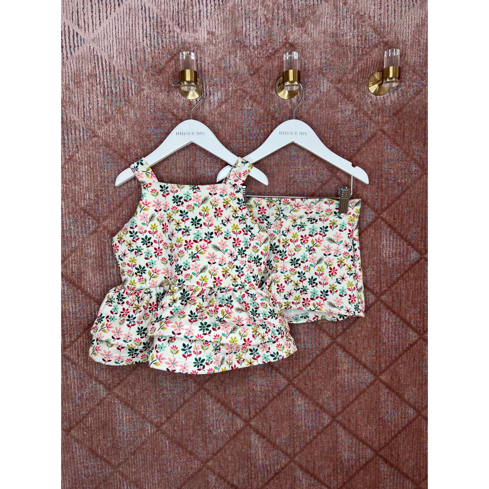 Eliza Short Set - Petite Flowers