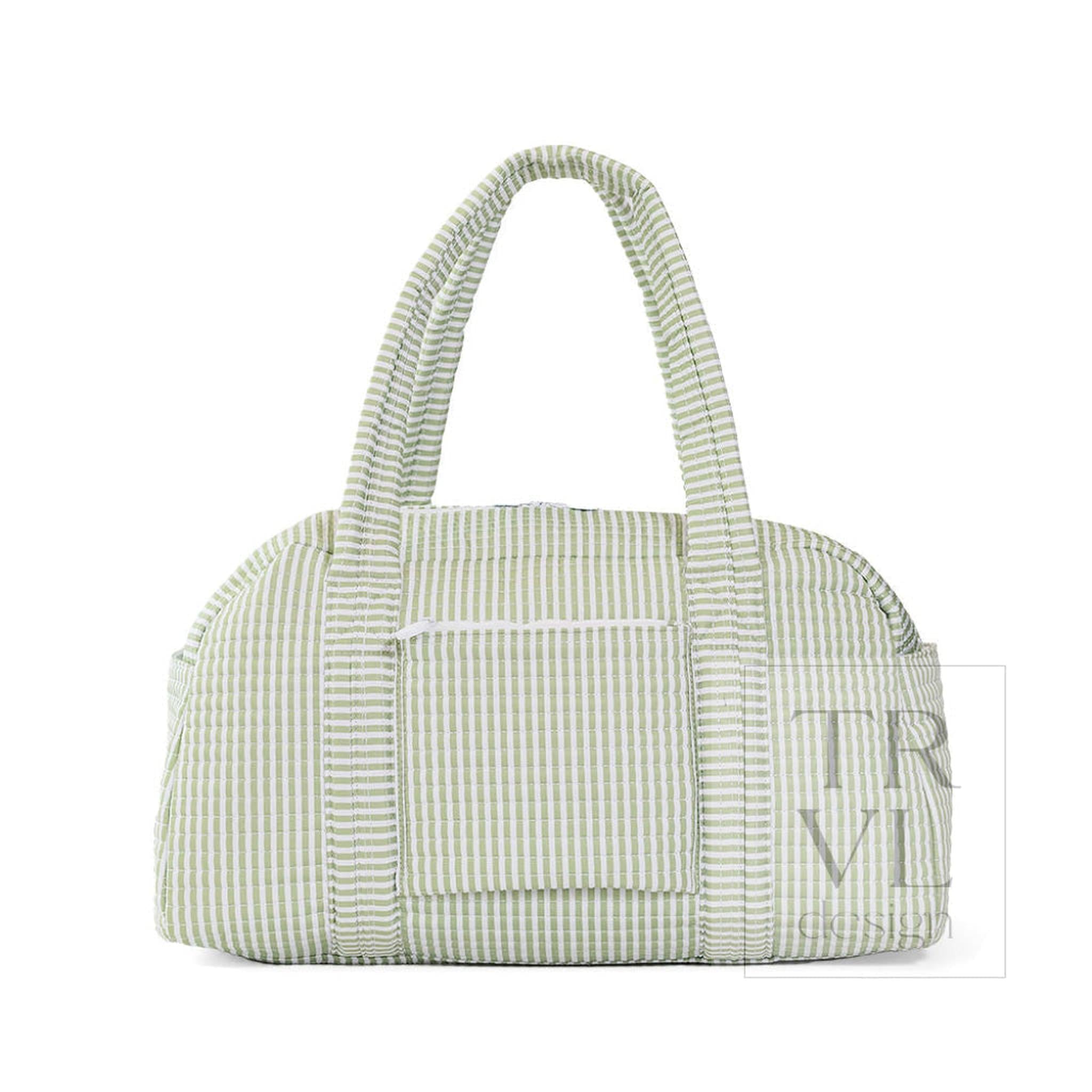 Quilted Grande Duffle - Pimlico Stripe Sage