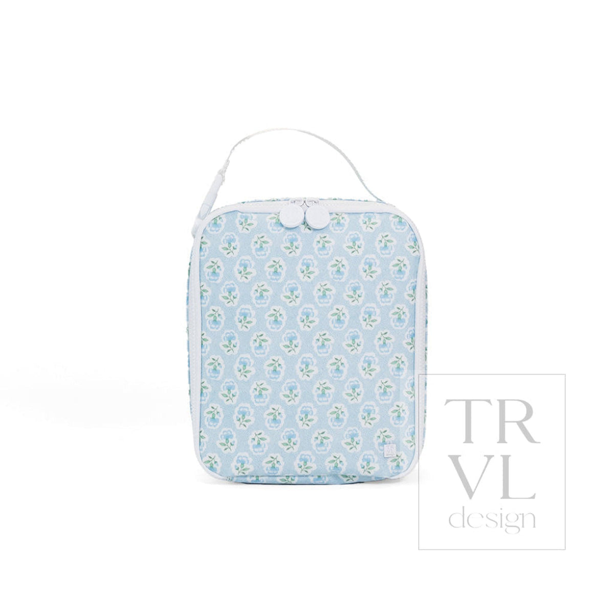 Insulated Lunch Bag - Blue Petite Fleur