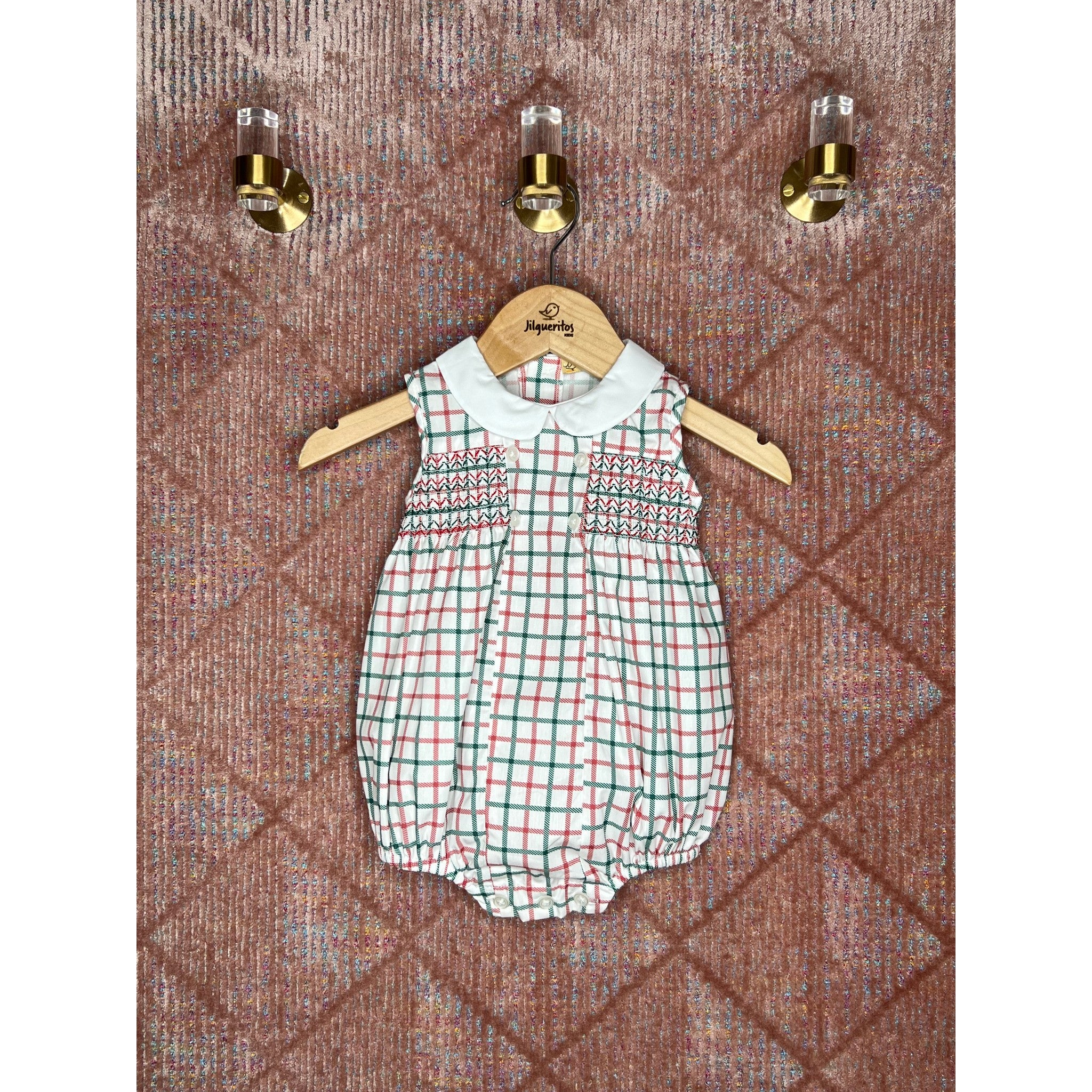 Thin Tartan Romper