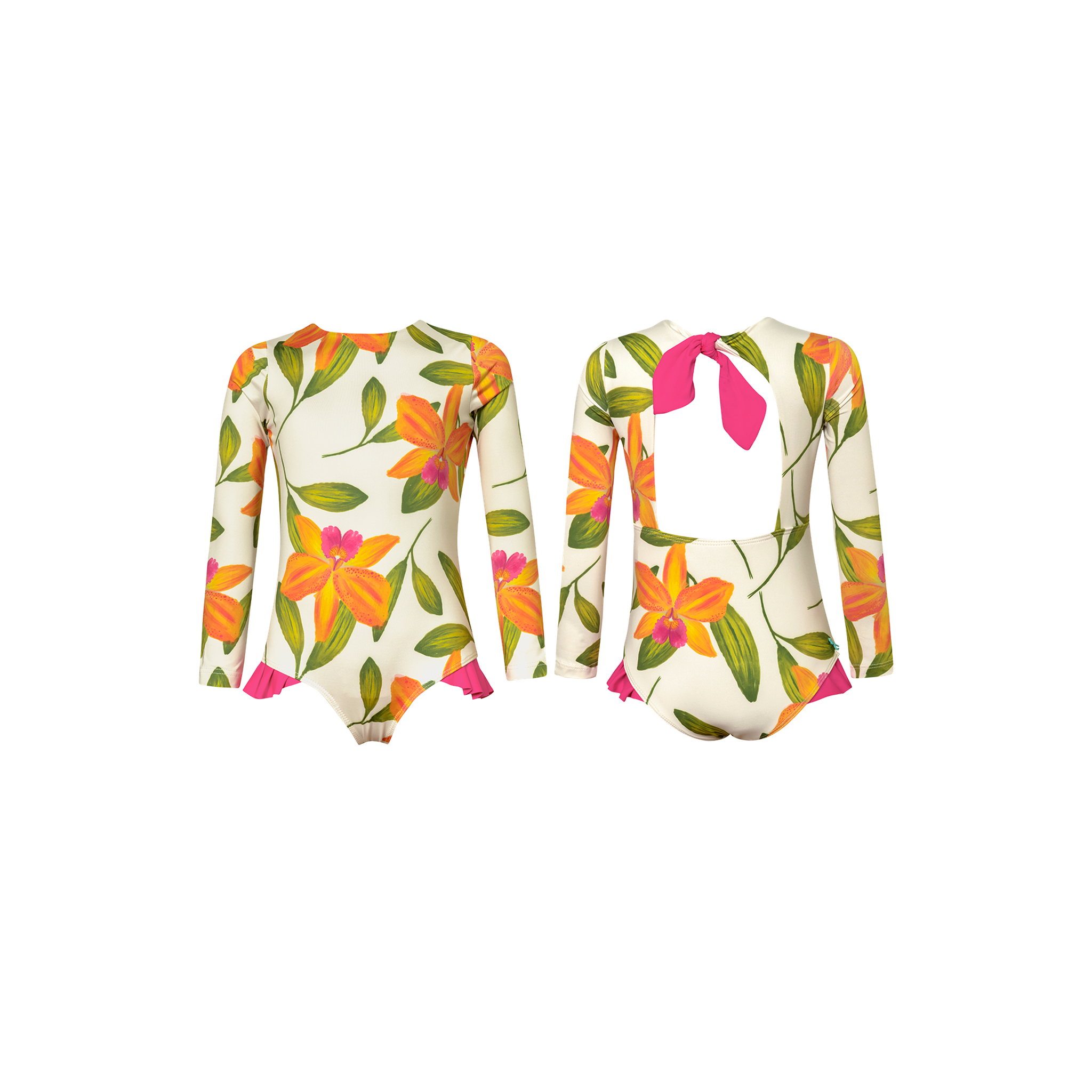 KNOT LONGSLEEVE - ORQUIDEA ORANGE