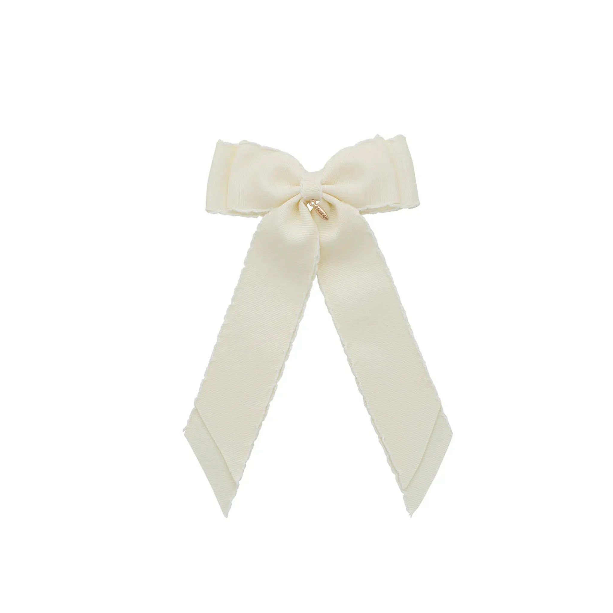 Madeline Small Bow Moonstitch Clip