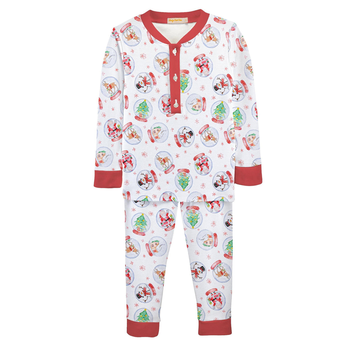 Boy Magic Snow Globes Pima Two Piece
