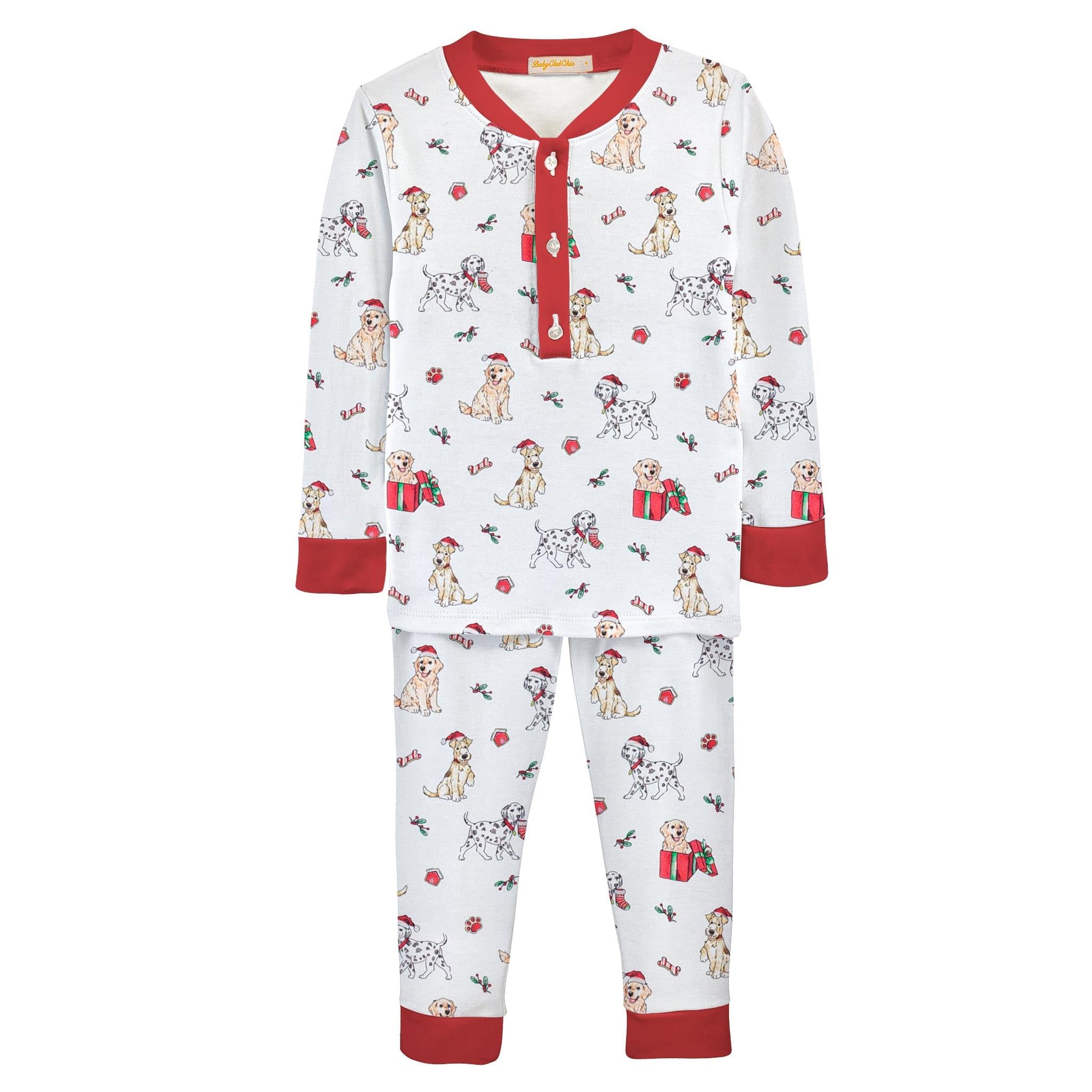 holy doggy xmas printed kid set