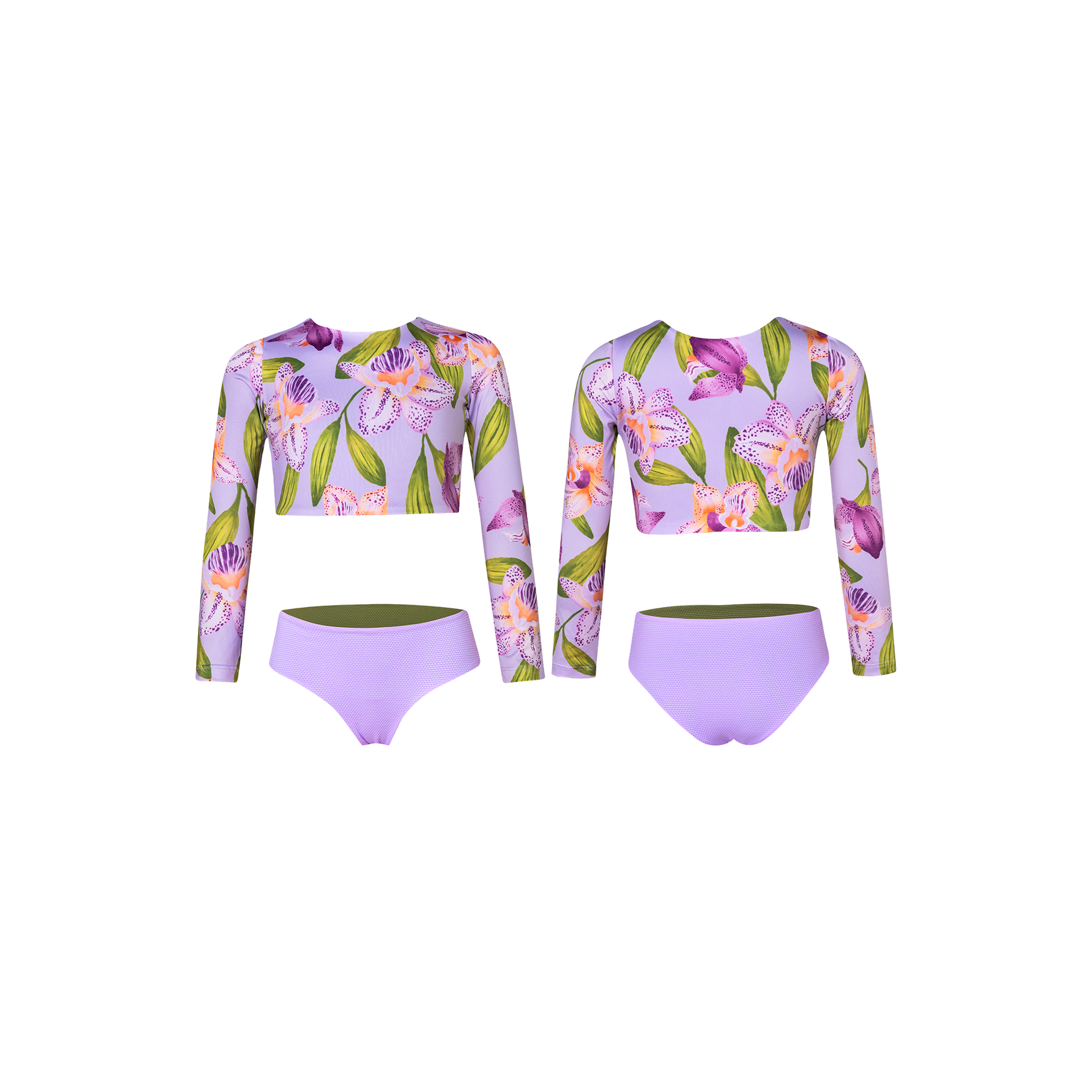 SUN LONGSLEEVE BIKINI - ORQUIDEA LILA