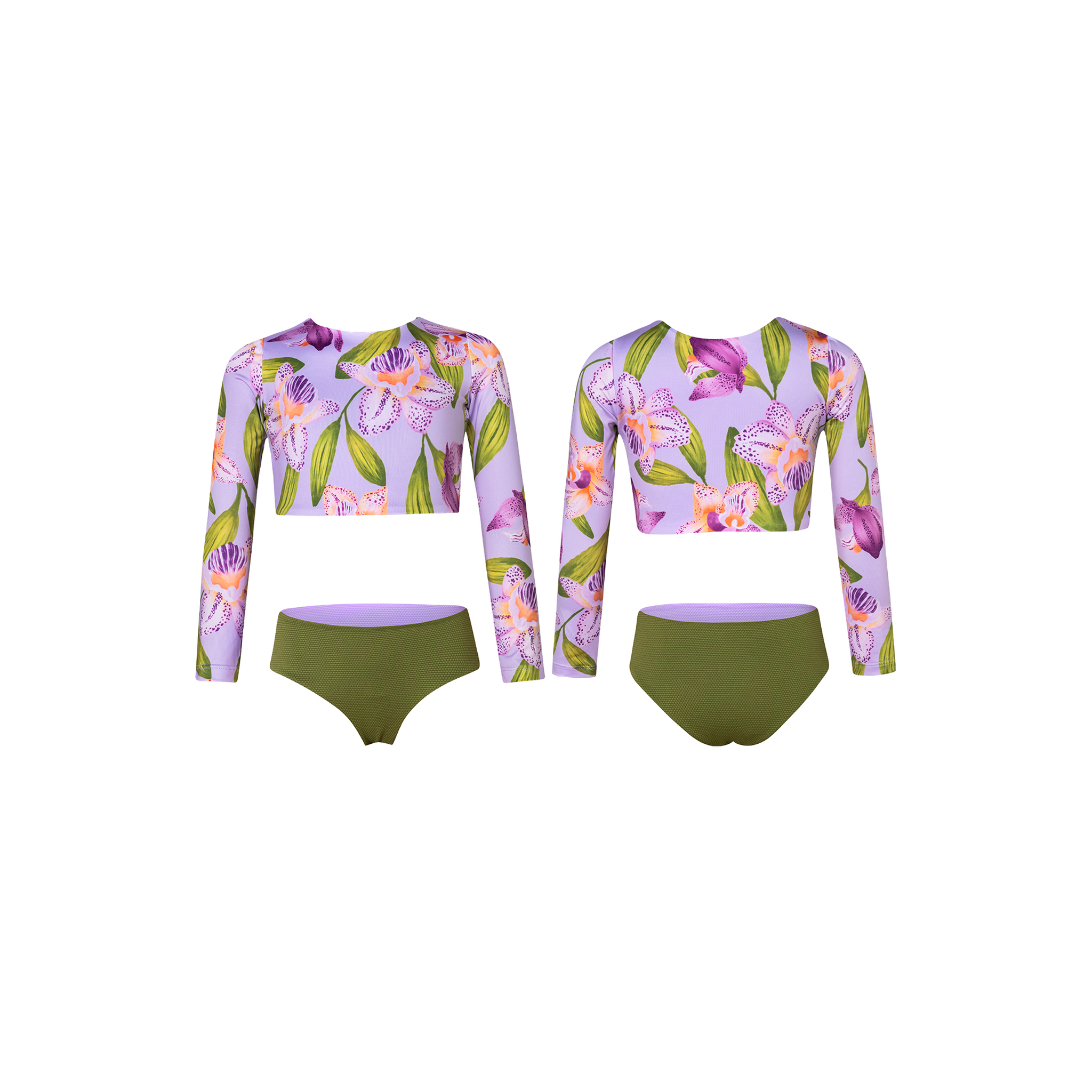 SUN LONGSLEEVE BIKINI - ORQUIDEA LILA