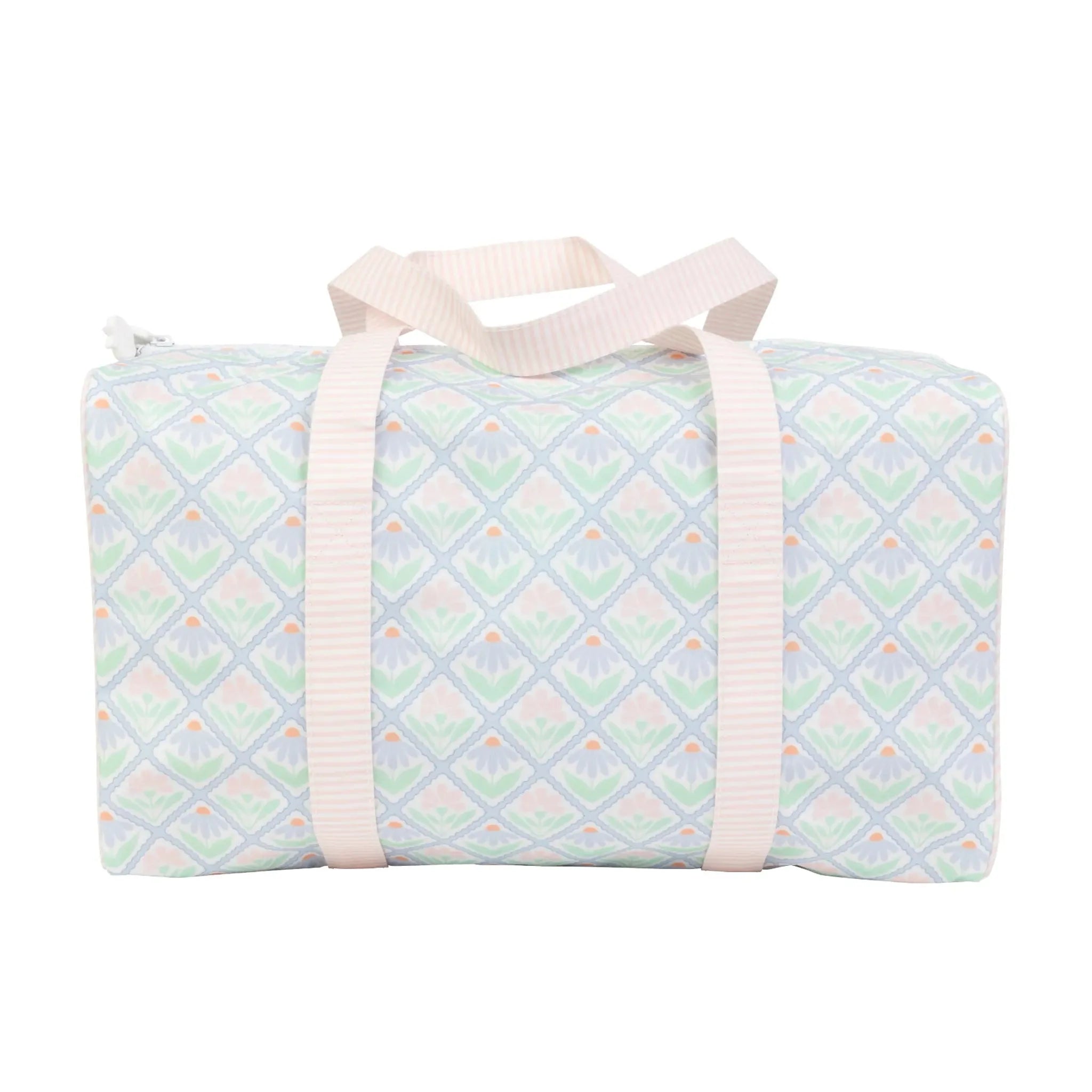 Pastel Floral Duffle Bag