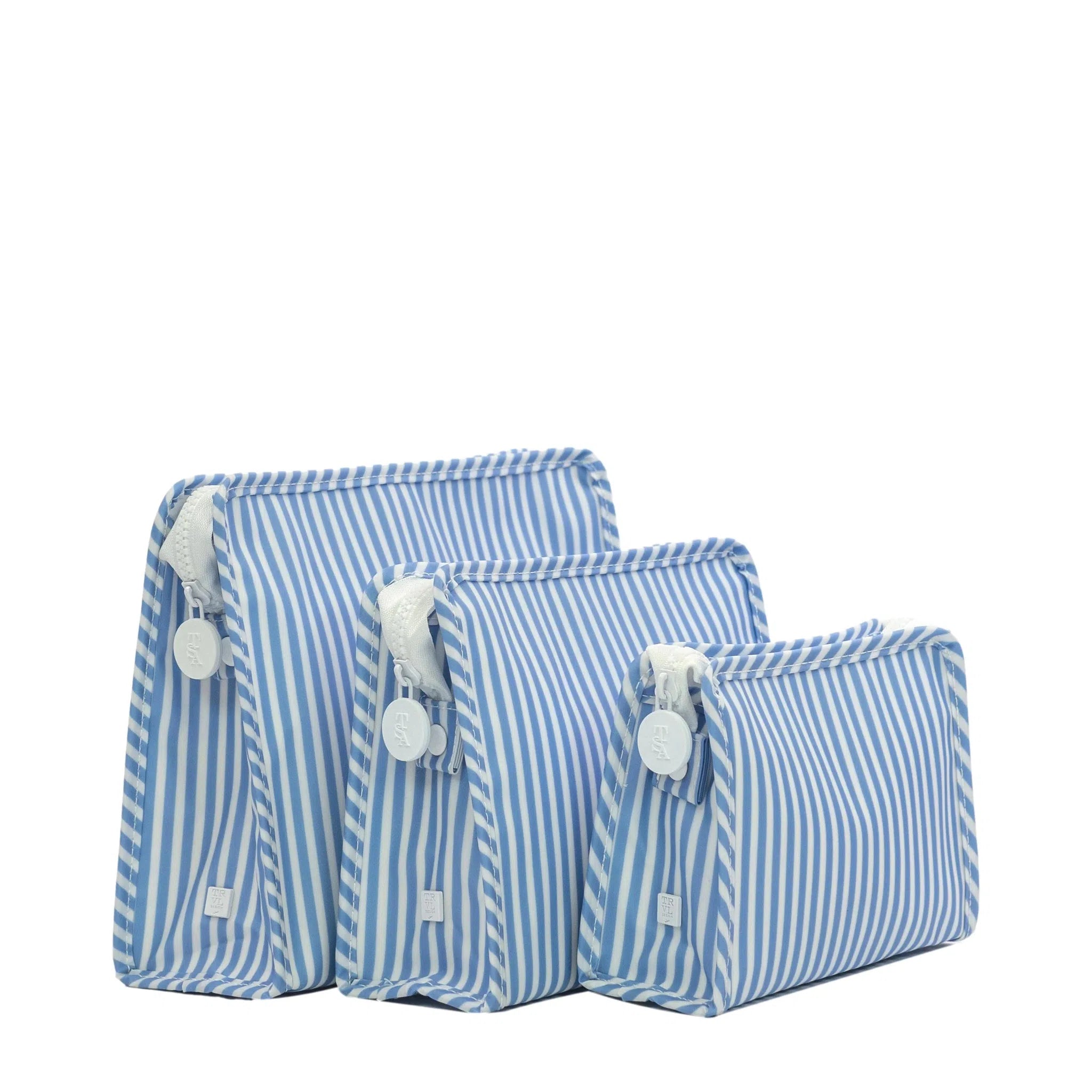 Roadie Medium Zip Pouch - Pilcro Stripes