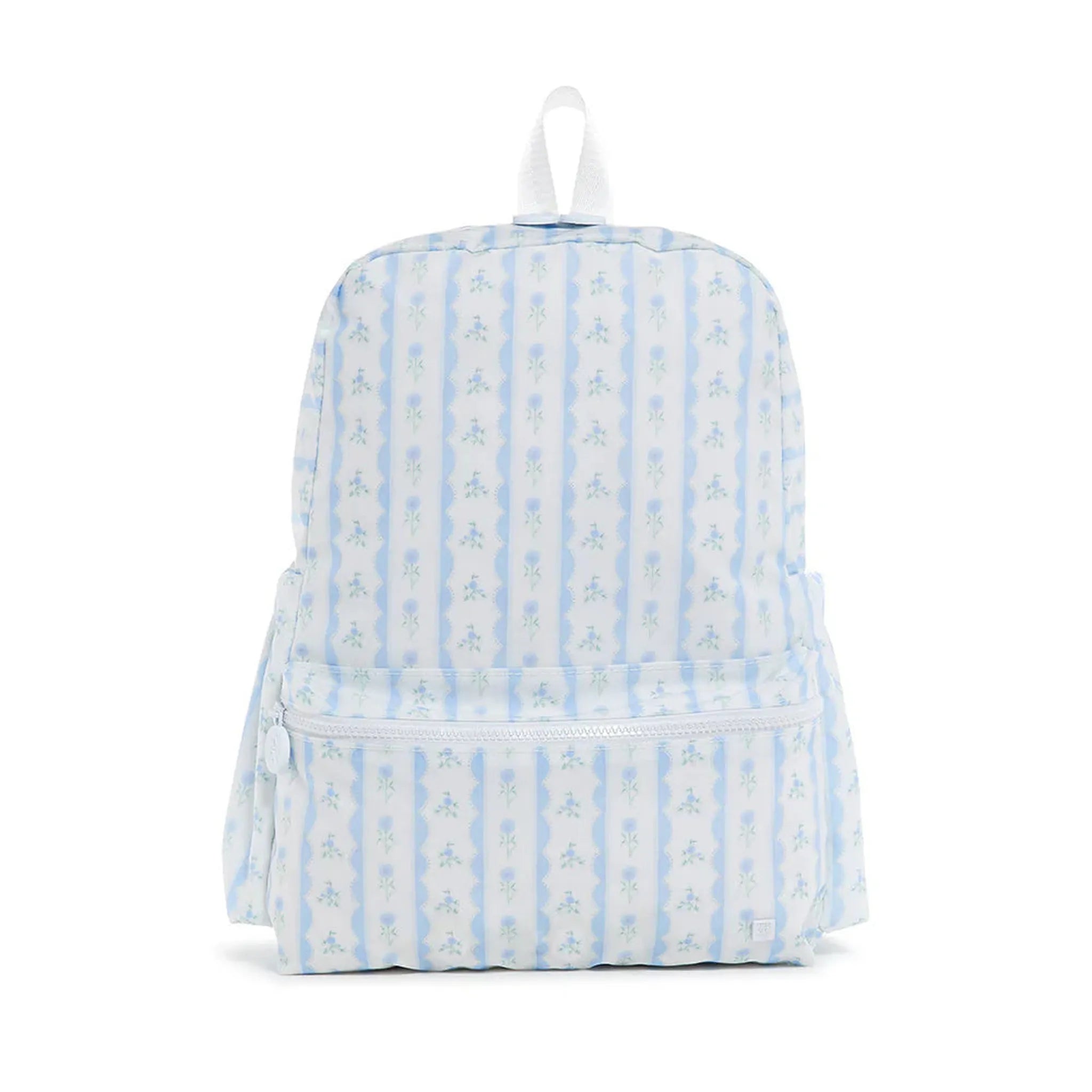 Backer - Blue Floral Ribbon