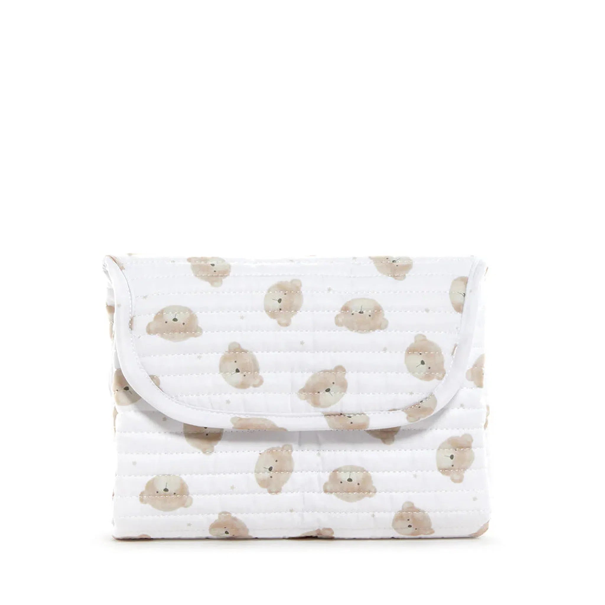Quilted Stroller Bag Bundle in Teddy Bear + Changer Mat + Everyday (3 Piece)