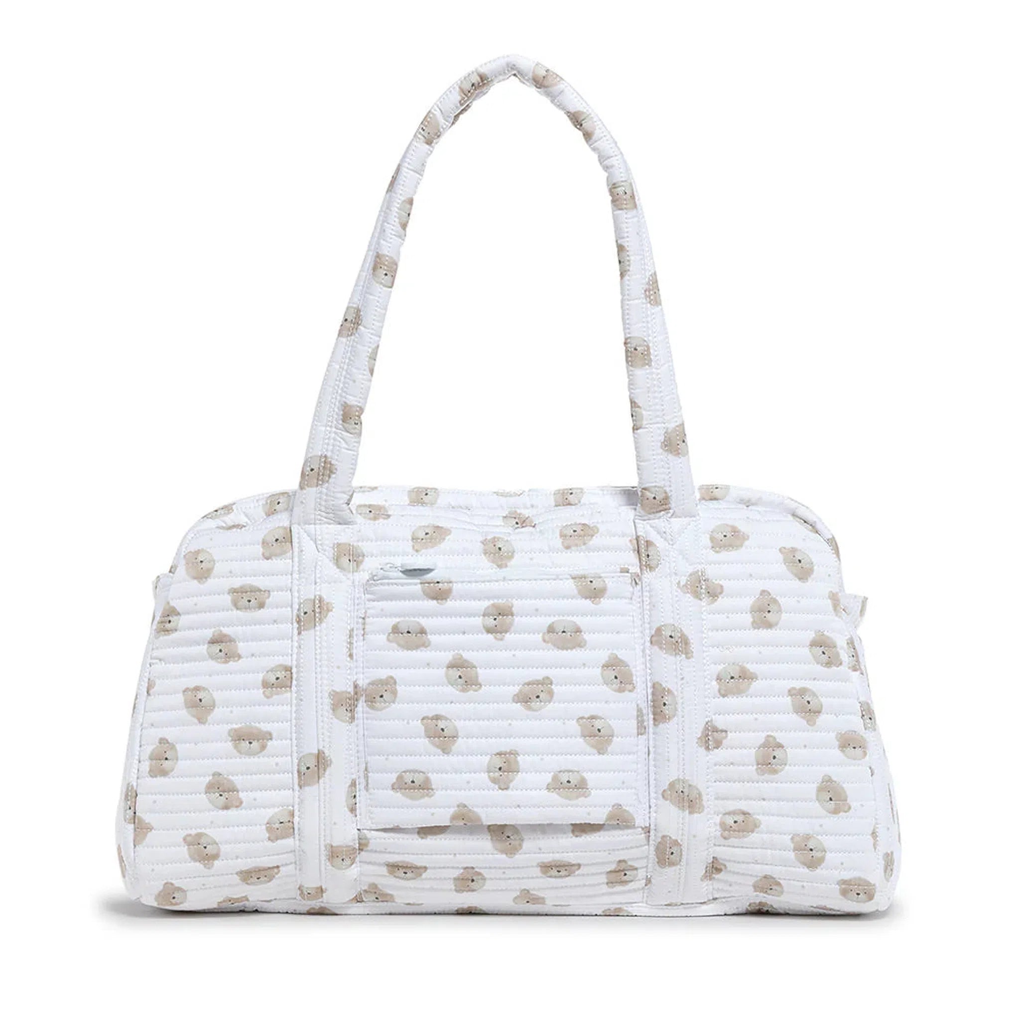 QUILTED GRANDE DUFFEL - TEDDY BEAR