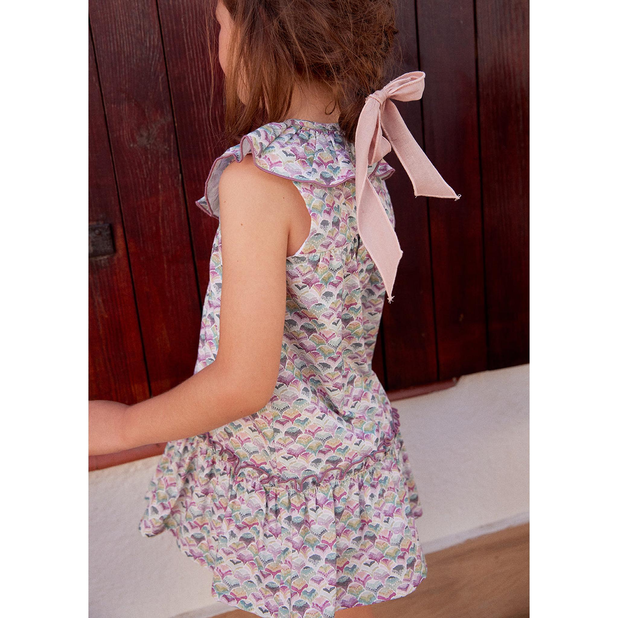 Vestido Volante Conchas