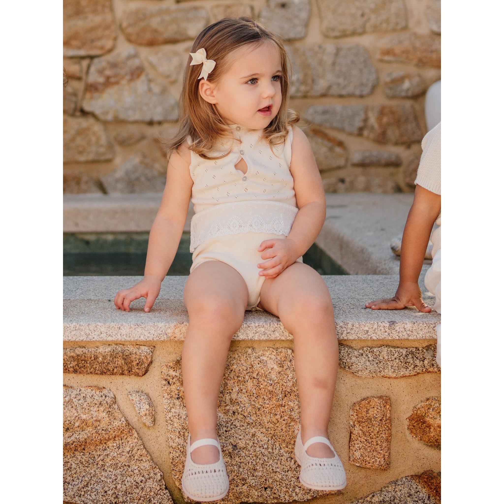 Sweet and Loving Knitted Romper