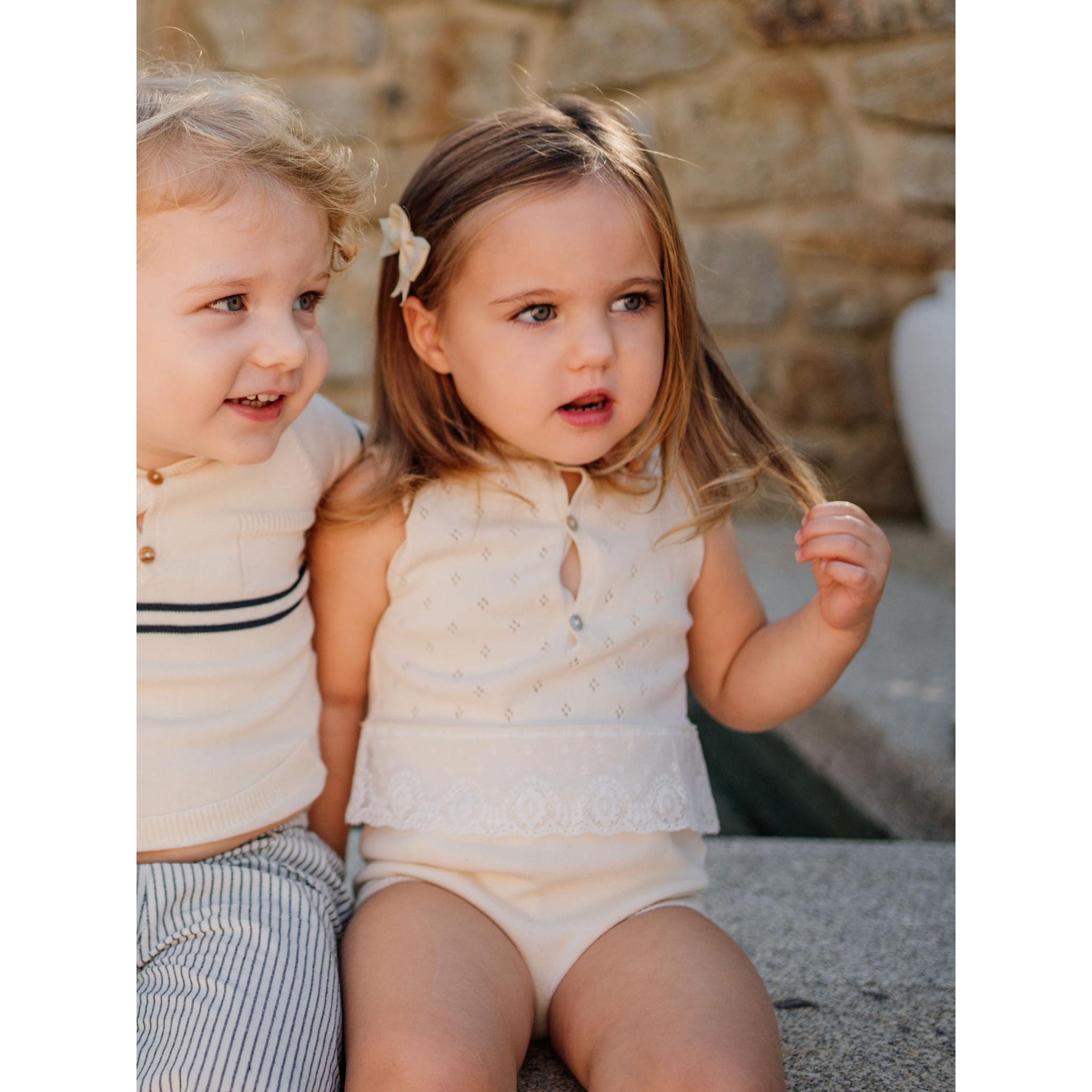 Sweet and Loving Knitted Romper