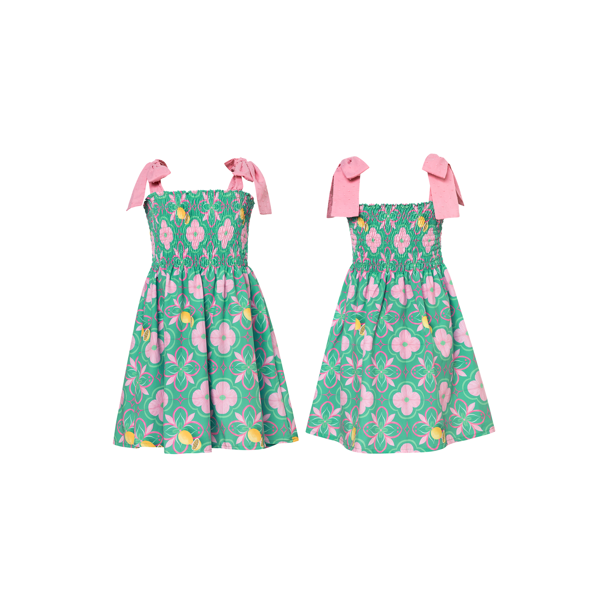 Waffle Dress - Azulejo