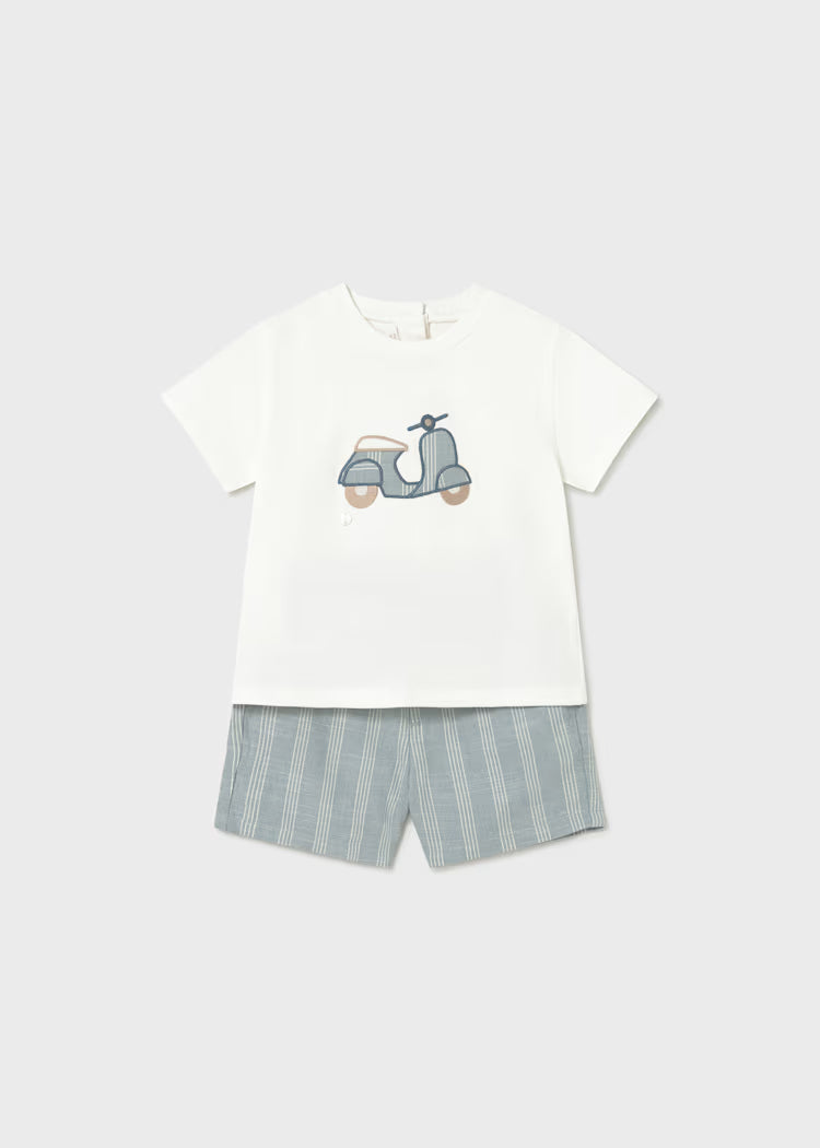 Vespa Shorts and T-Shirt 2-Piece Set