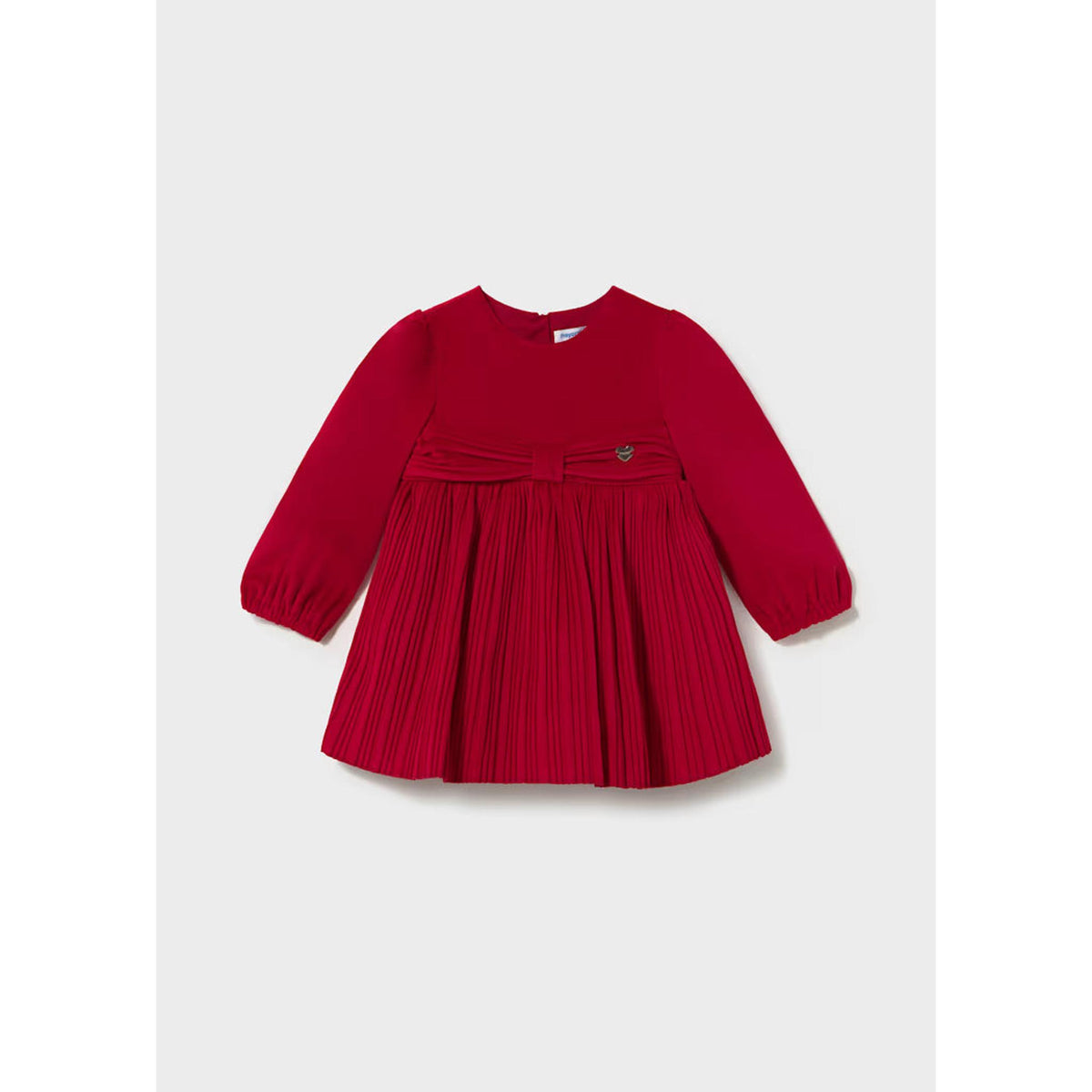 Baby Pleated Velvet Dress