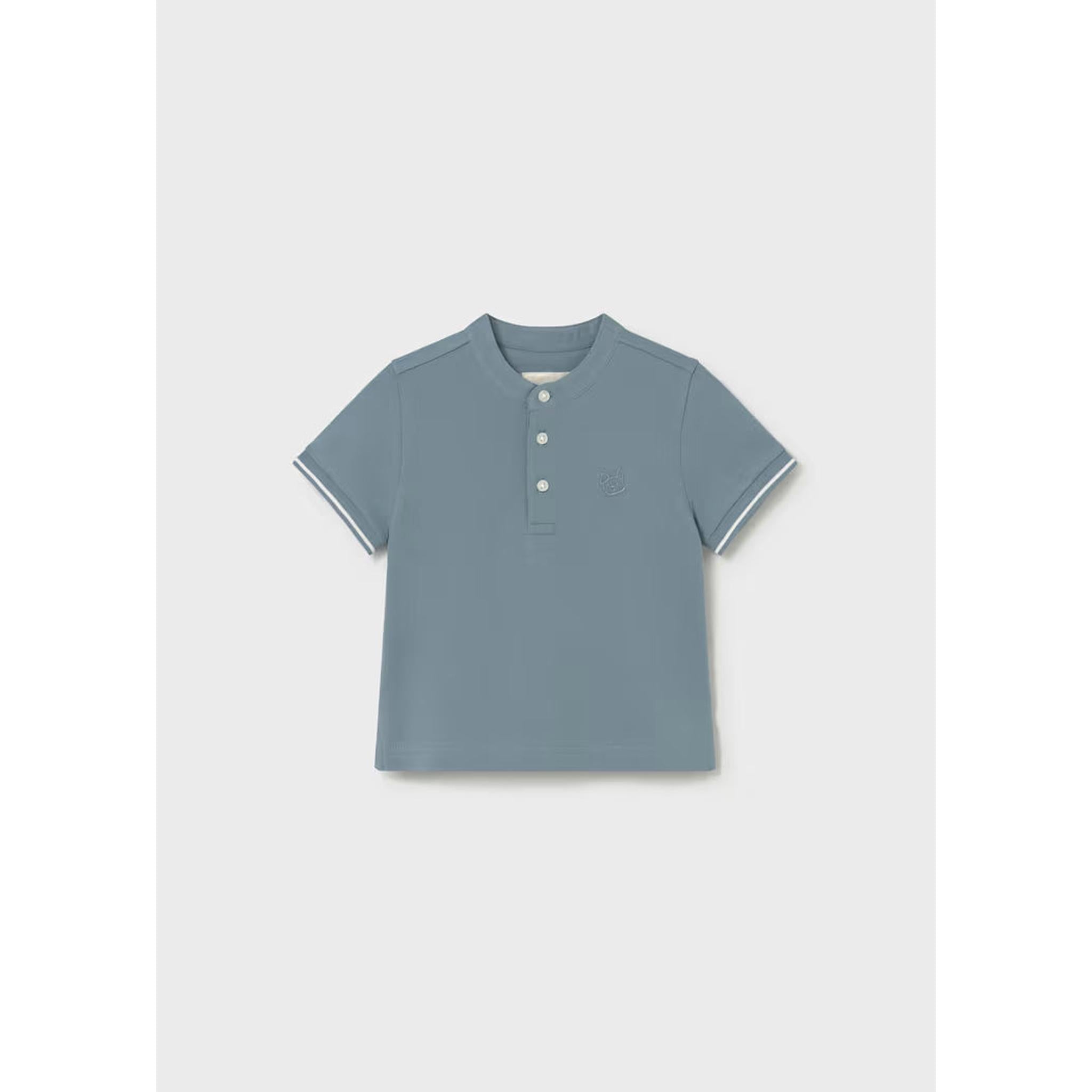 Baby Linen Striped Dungaree - Green