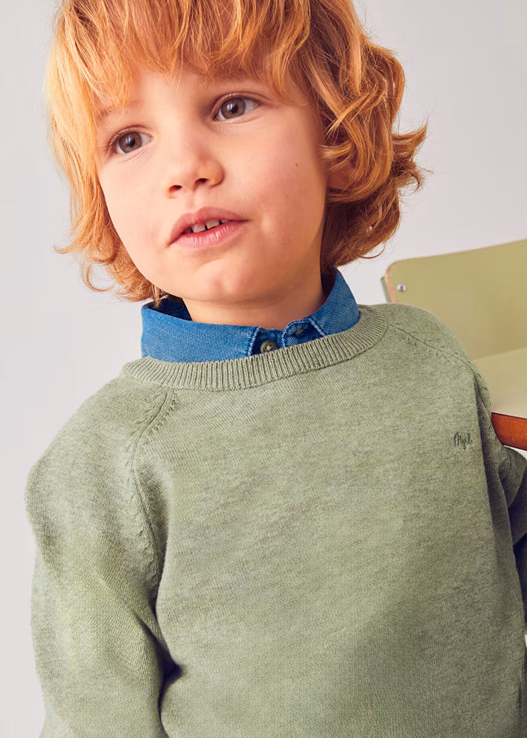 Pistachio Basic Sweater