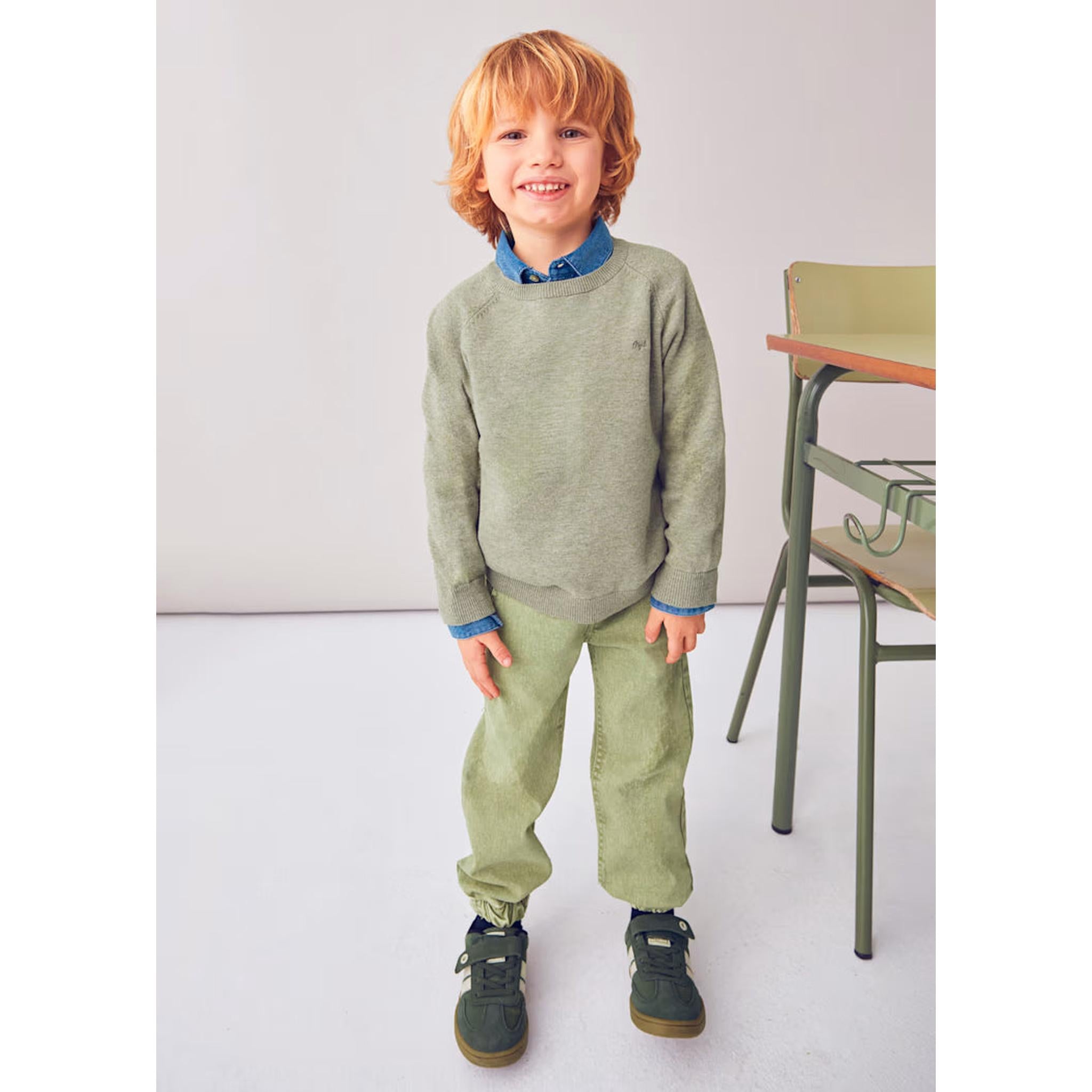 Pistachio Basic Sweater