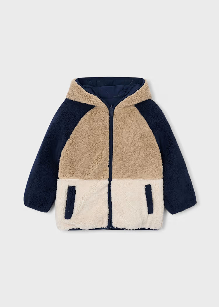 Boy Reversible Sherpa Puffer Jacket
