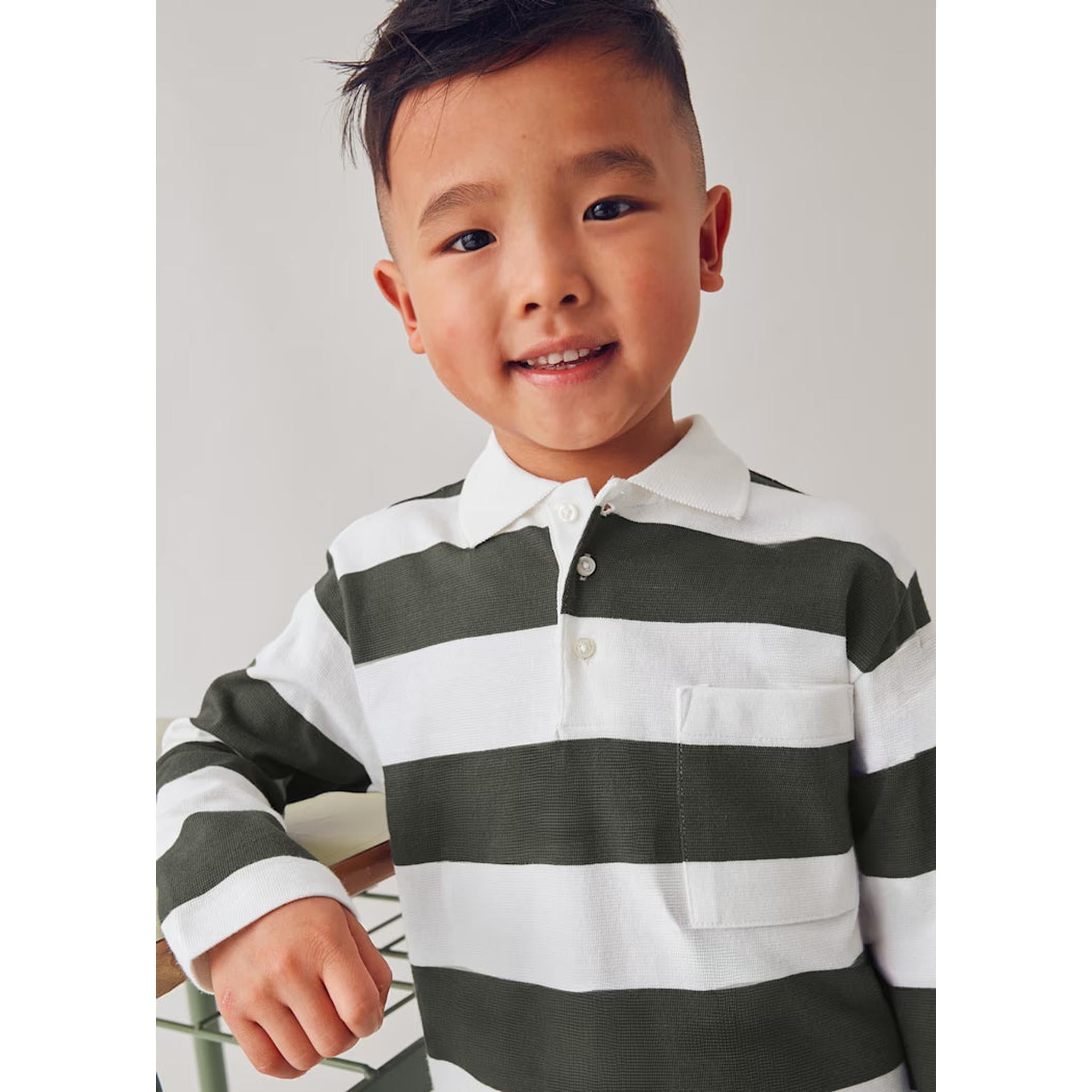 Boy Striped Polo Shirt