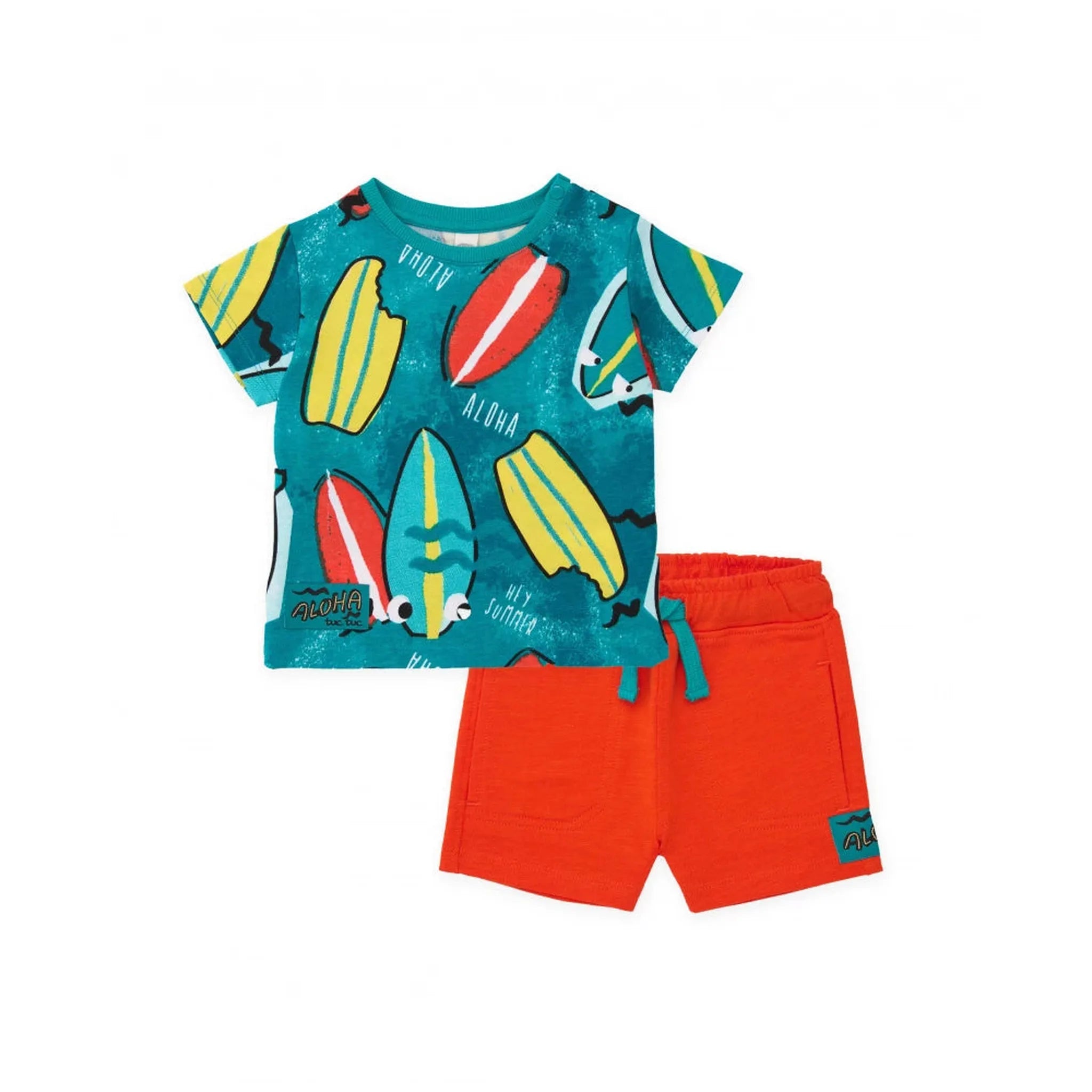 Boys’ knitted set with surfer design