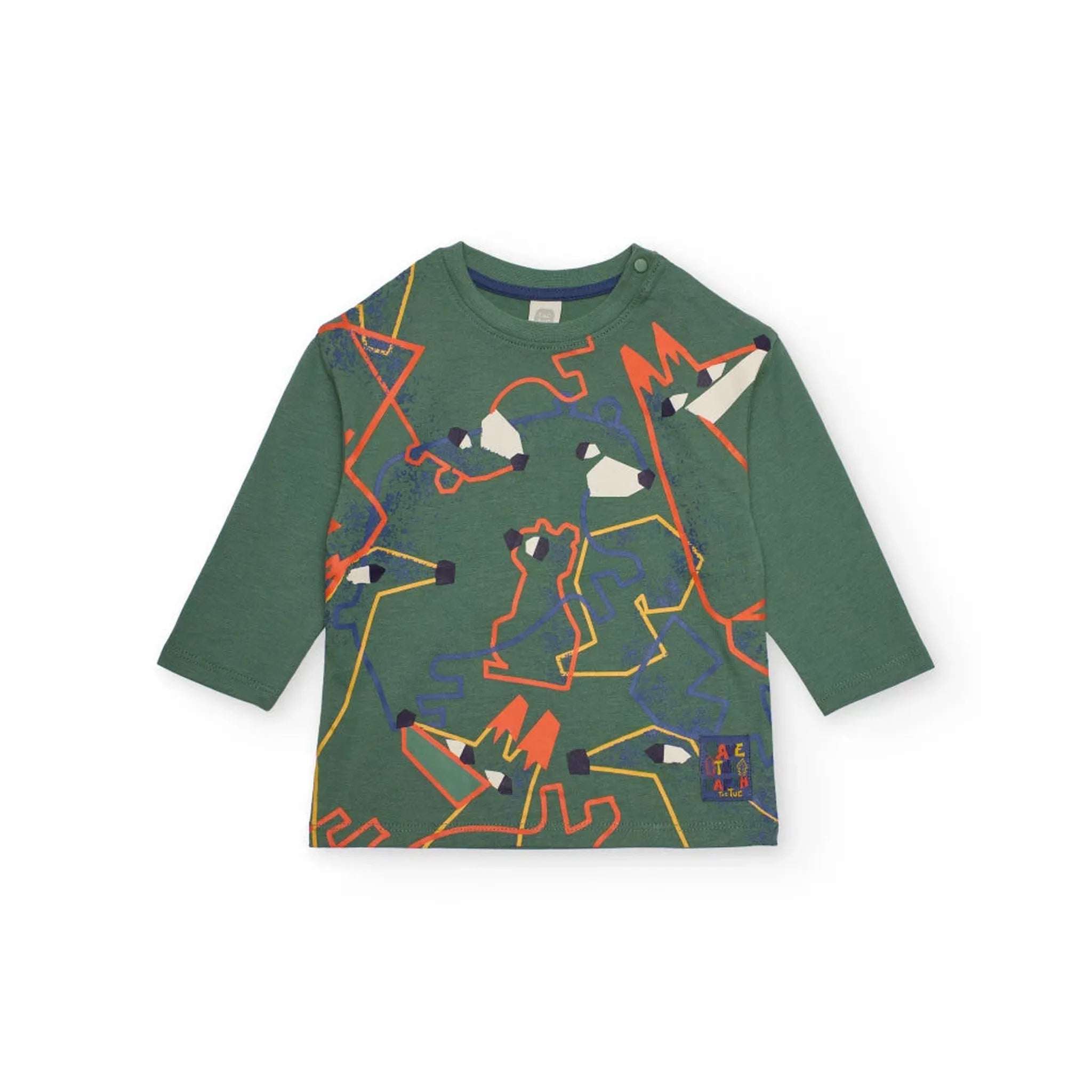 Set estampado de osos geométricos