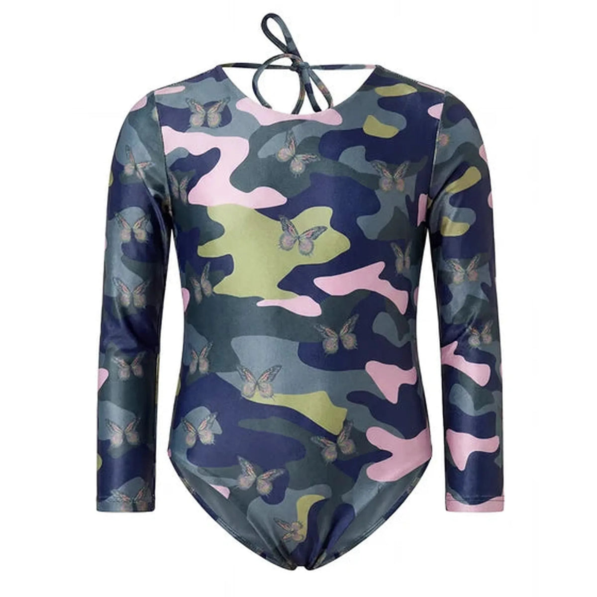 edith long sleeve camo butterfly