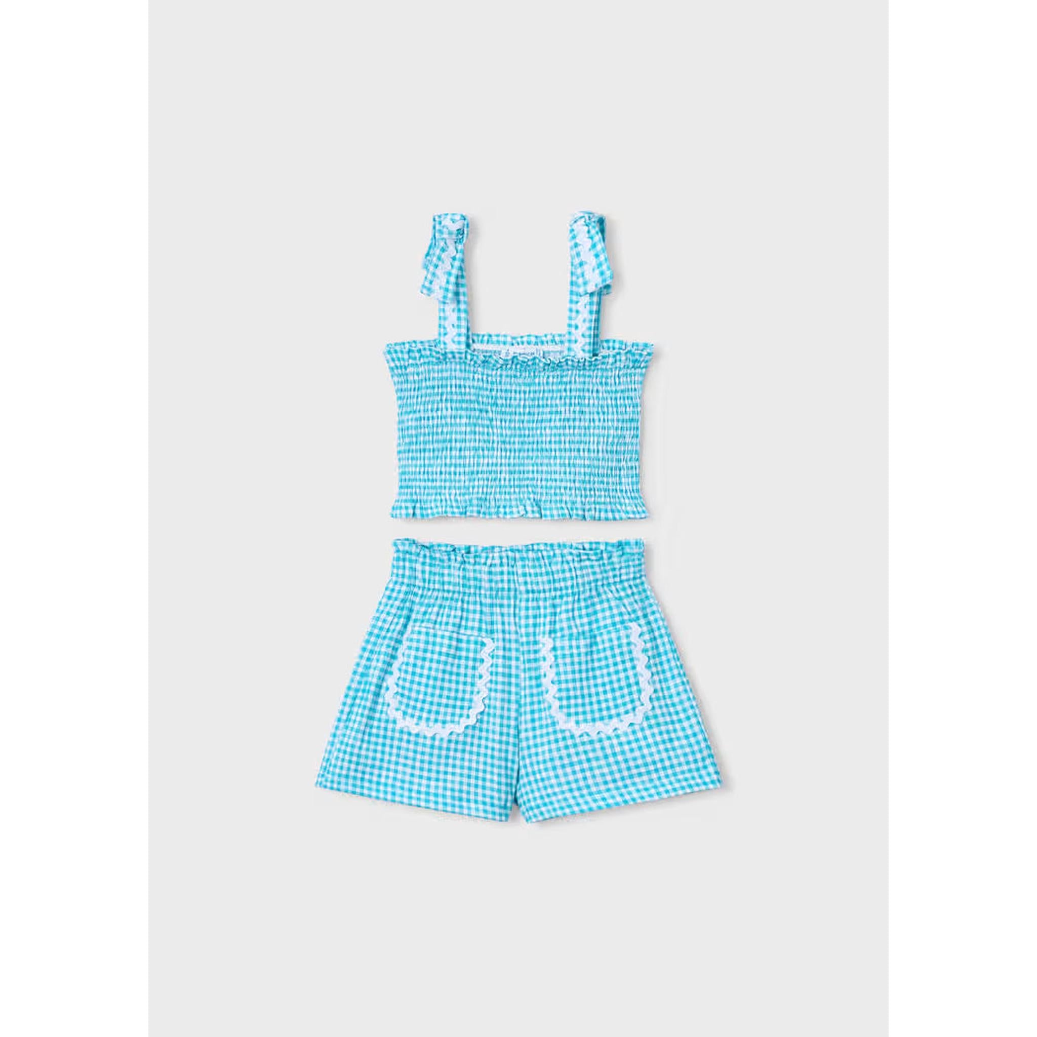 Girl Shorts and Smocked Top Set